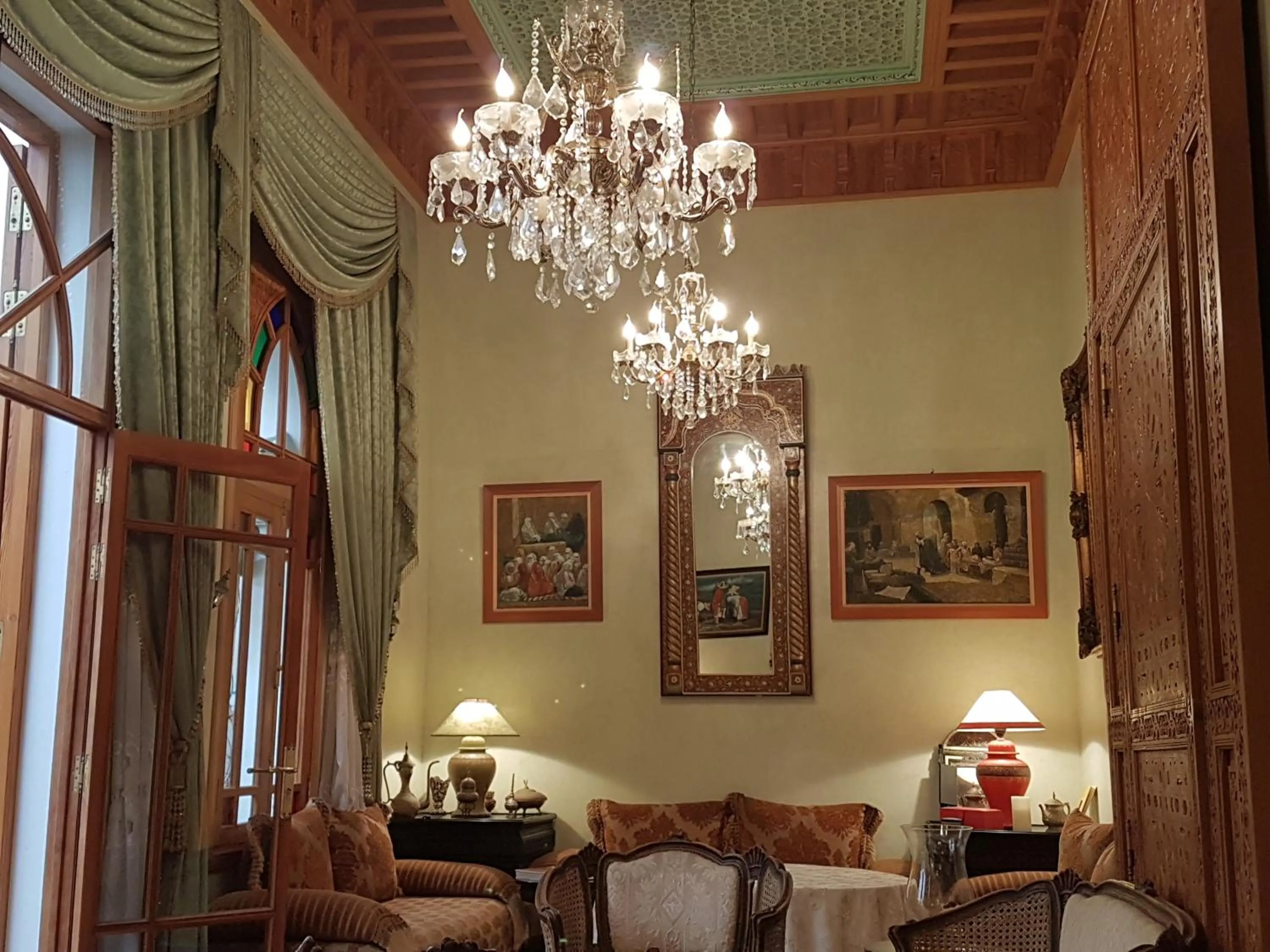 Decorative detail in Riad Dar Karima