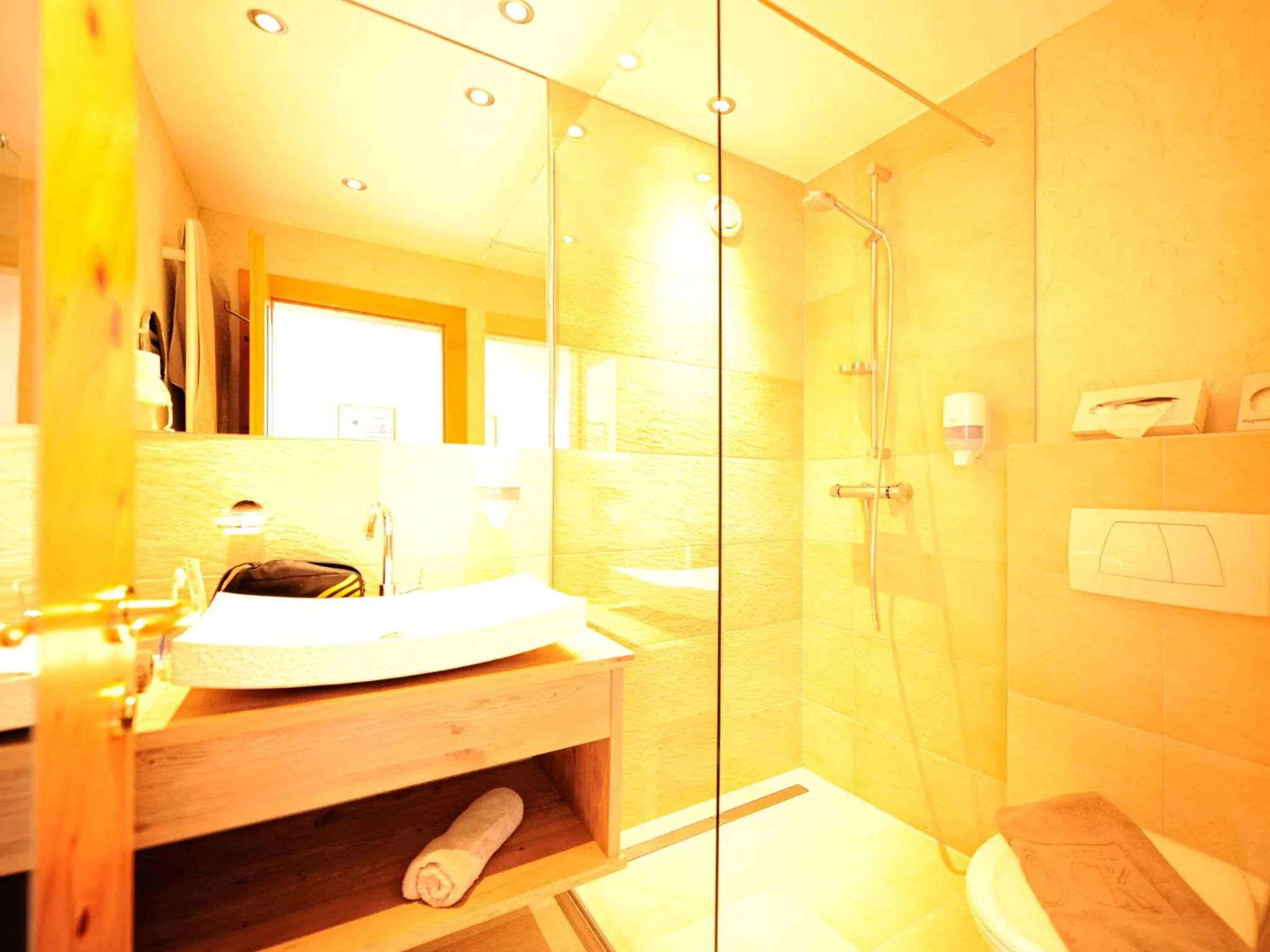 Decorative detail, Bed in Hotel Röck Garni