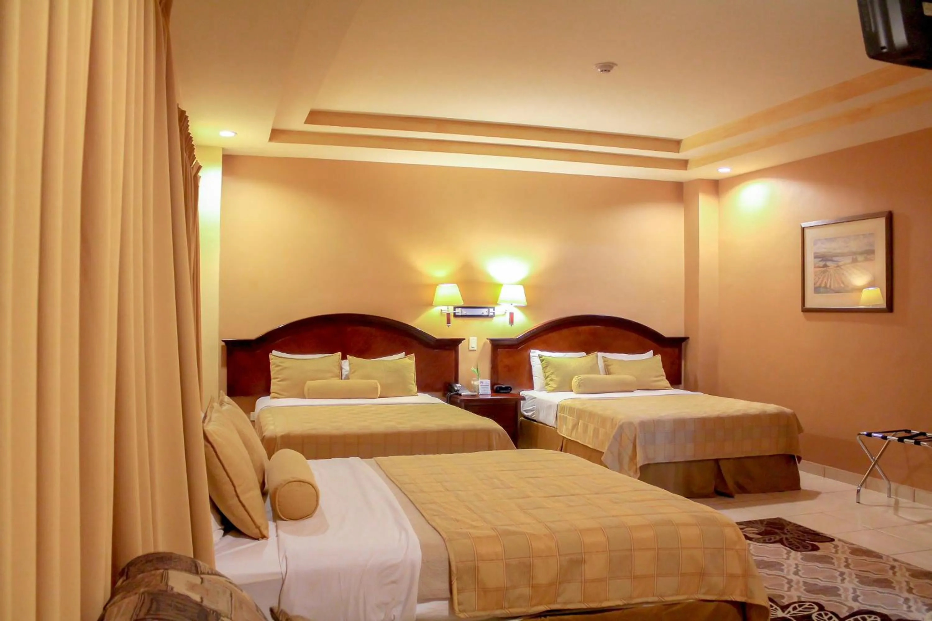 Bed in Hotel Monteolivos