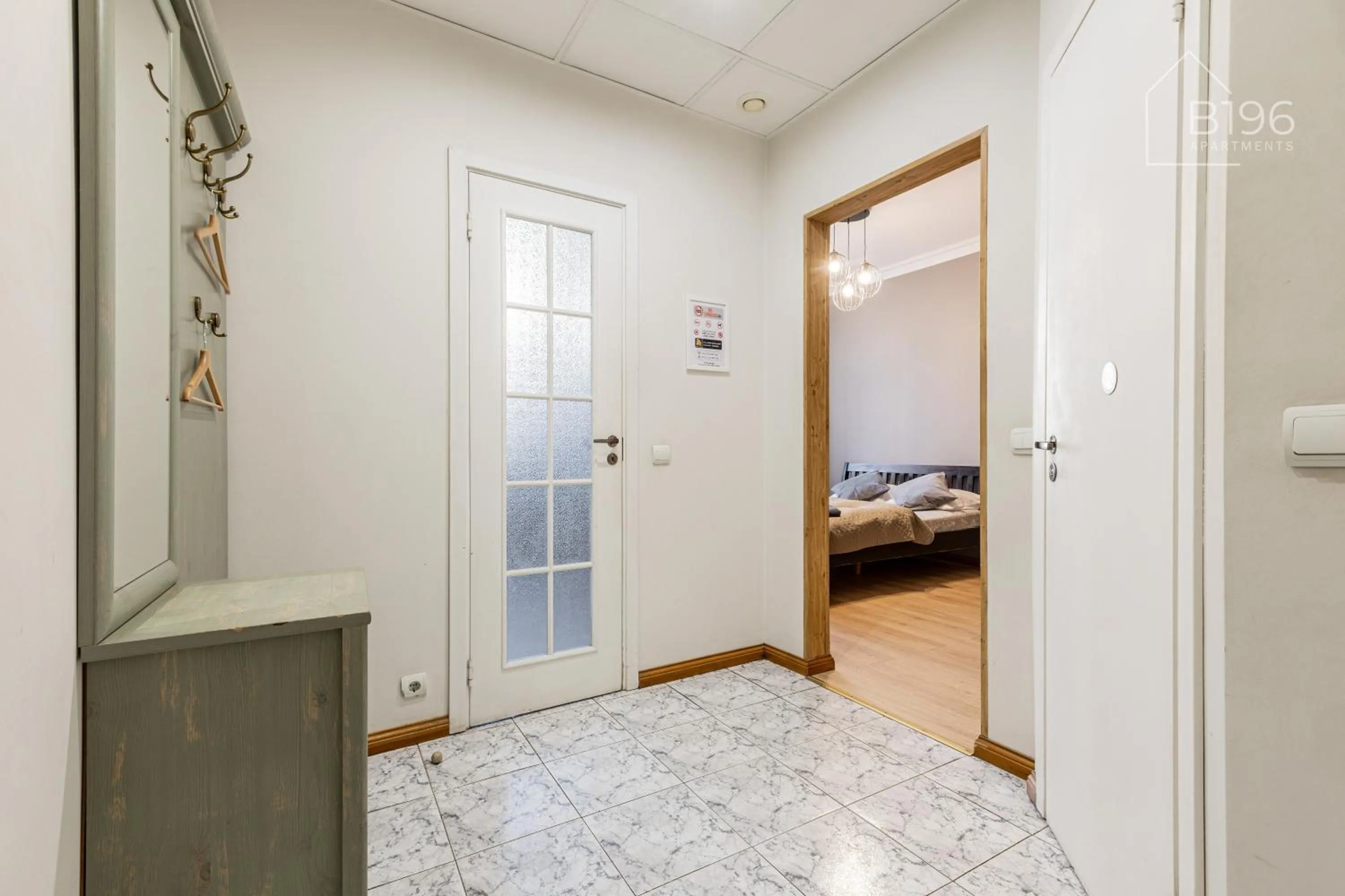 Photo of the whole room, Bed in ApartHotel Riga