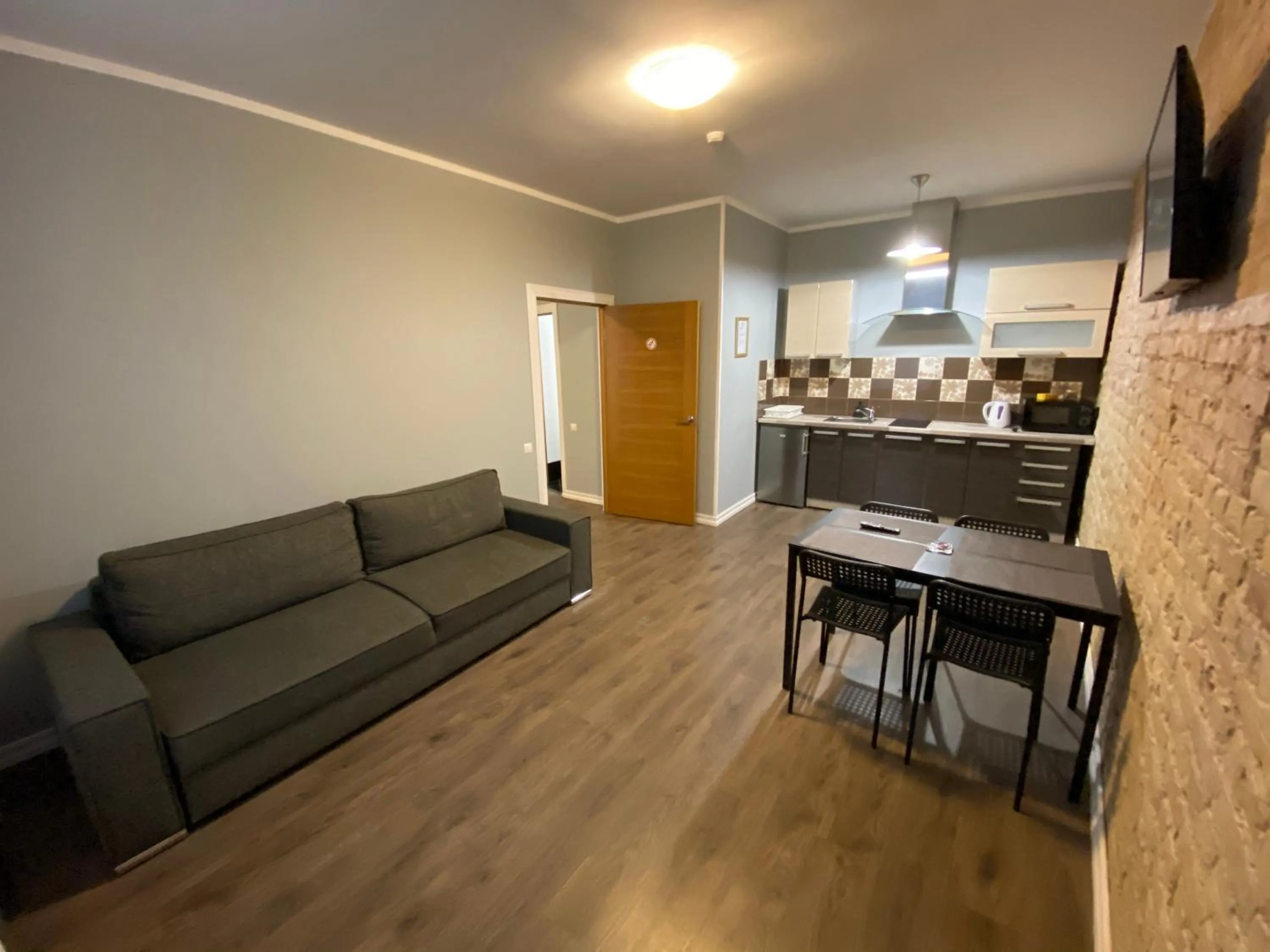 Bed in ApartHotel Riga