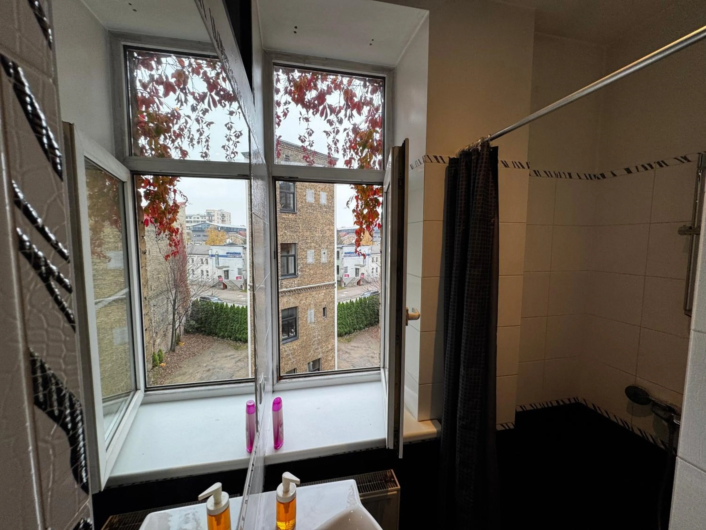 Inner courtyard view in ApartHotel Riga