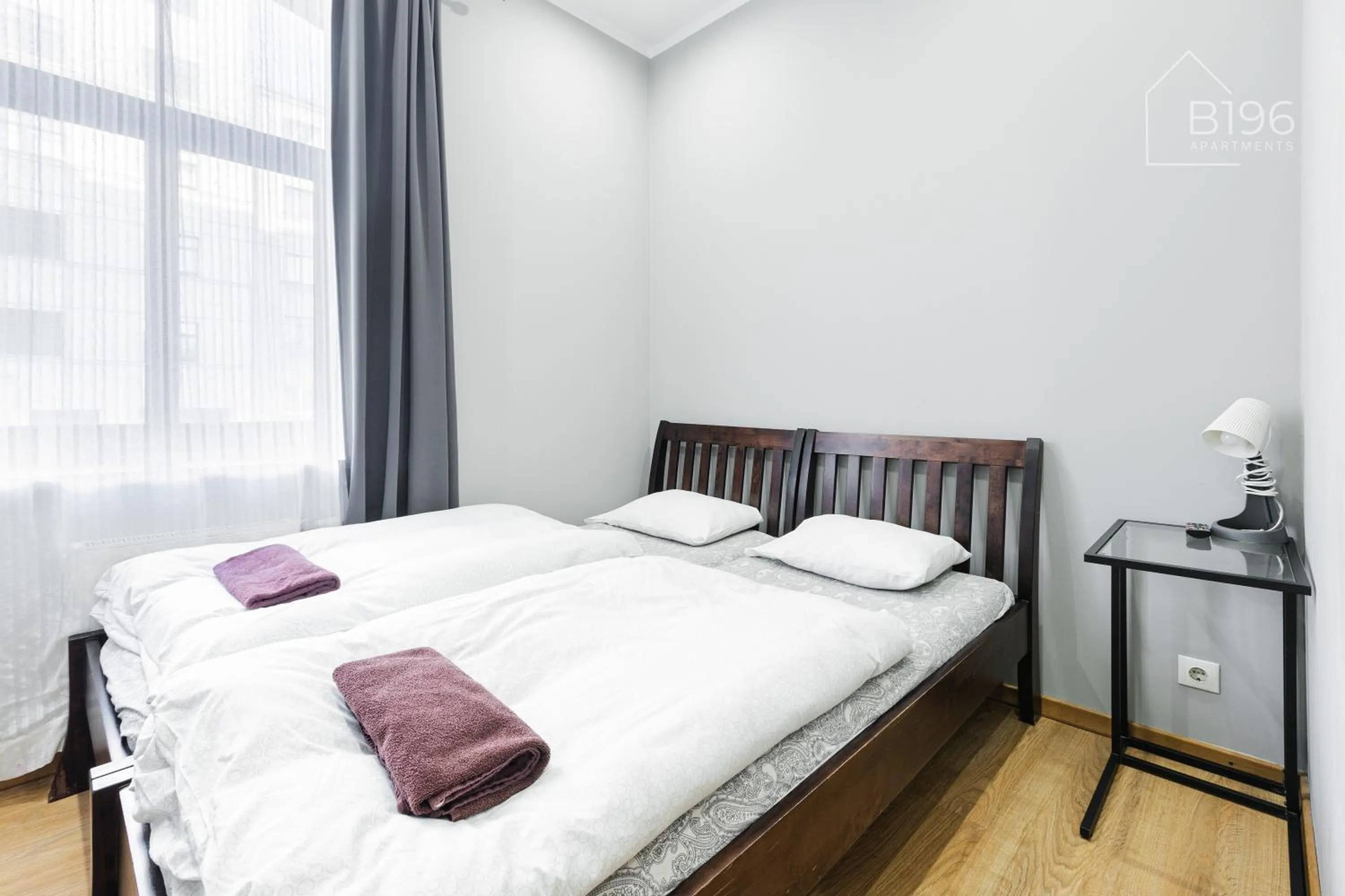 Bed in ApartHotel Riga