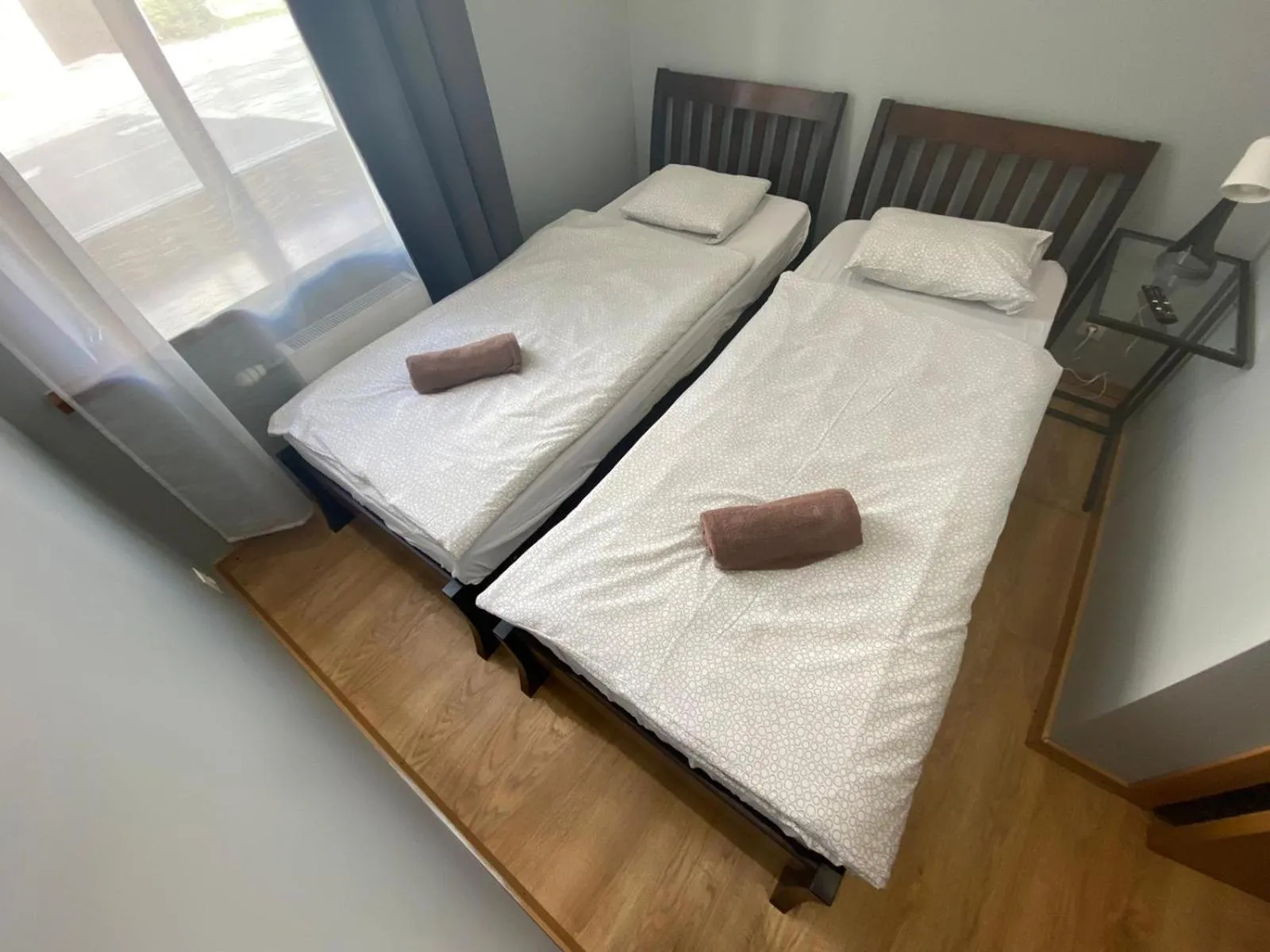 Bed in ApartHotel Riga