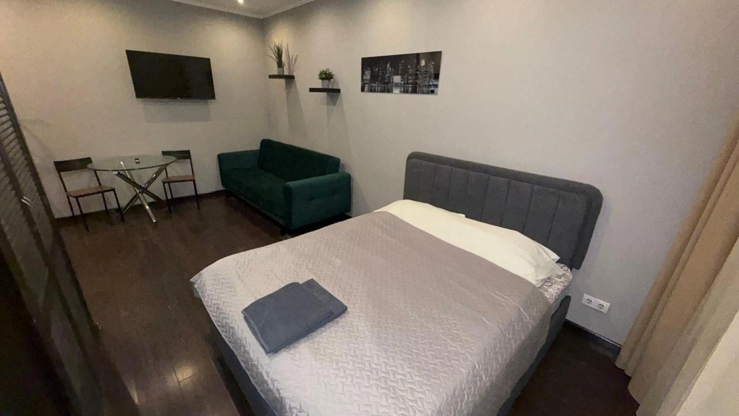 Bed in ApartHotel Riga