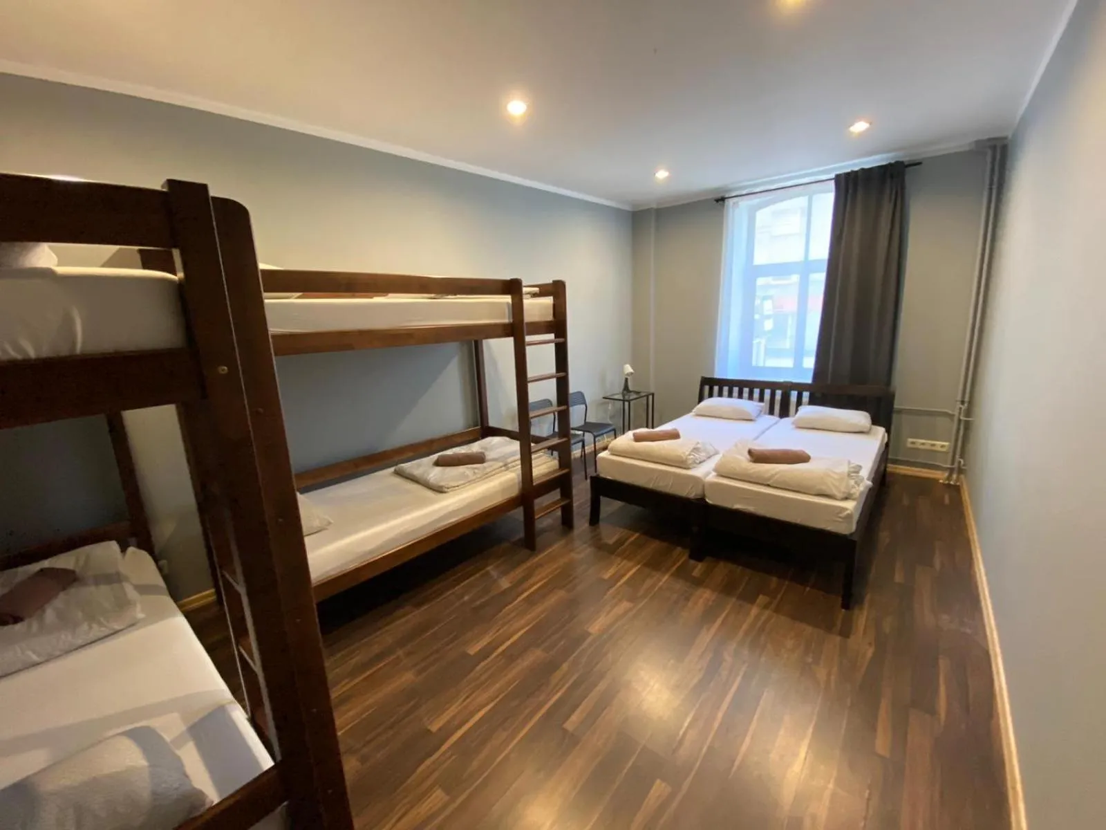 Photo of the whole room, Bed in ApartHotel Riga