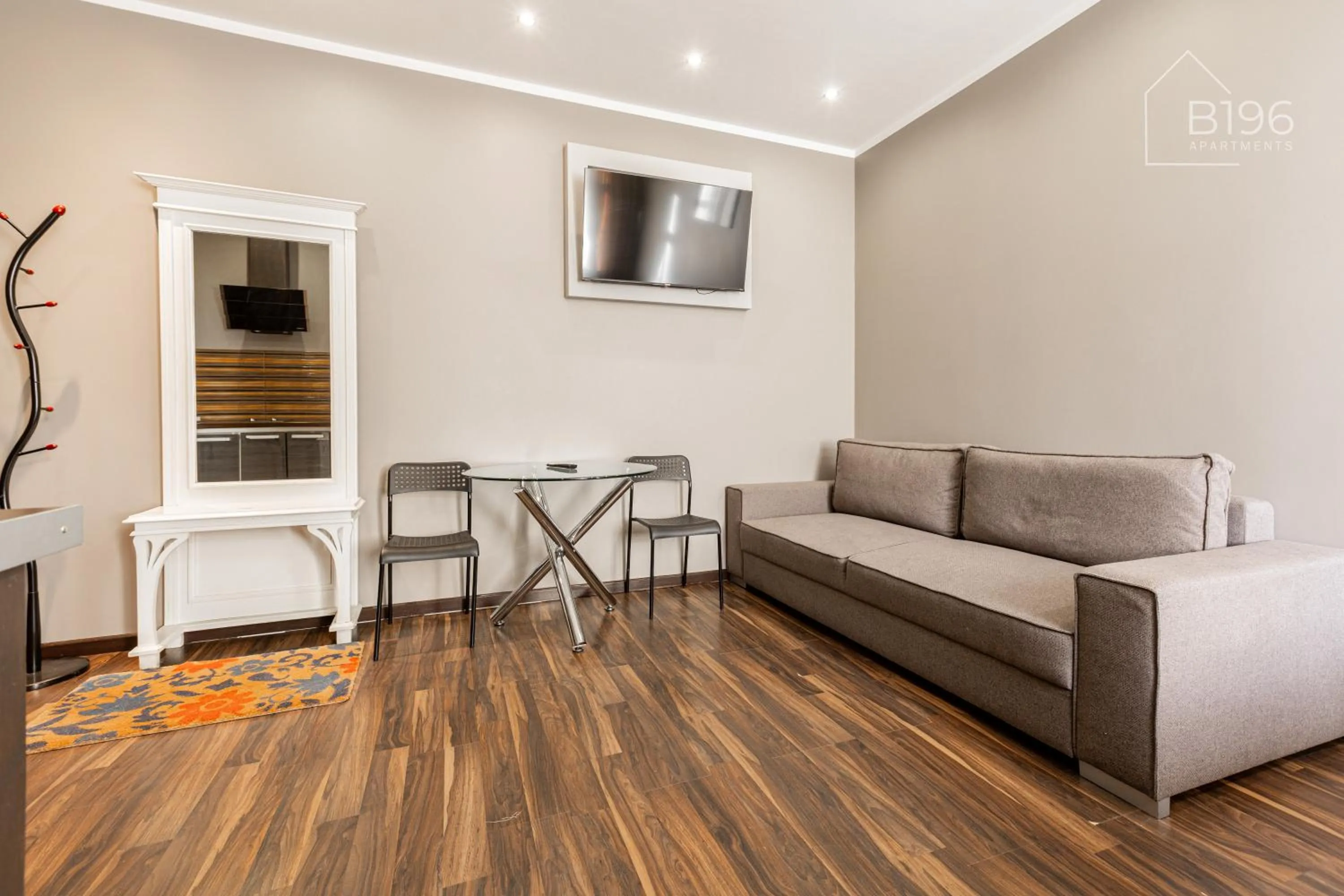 Seating area in ApartHotel Riga