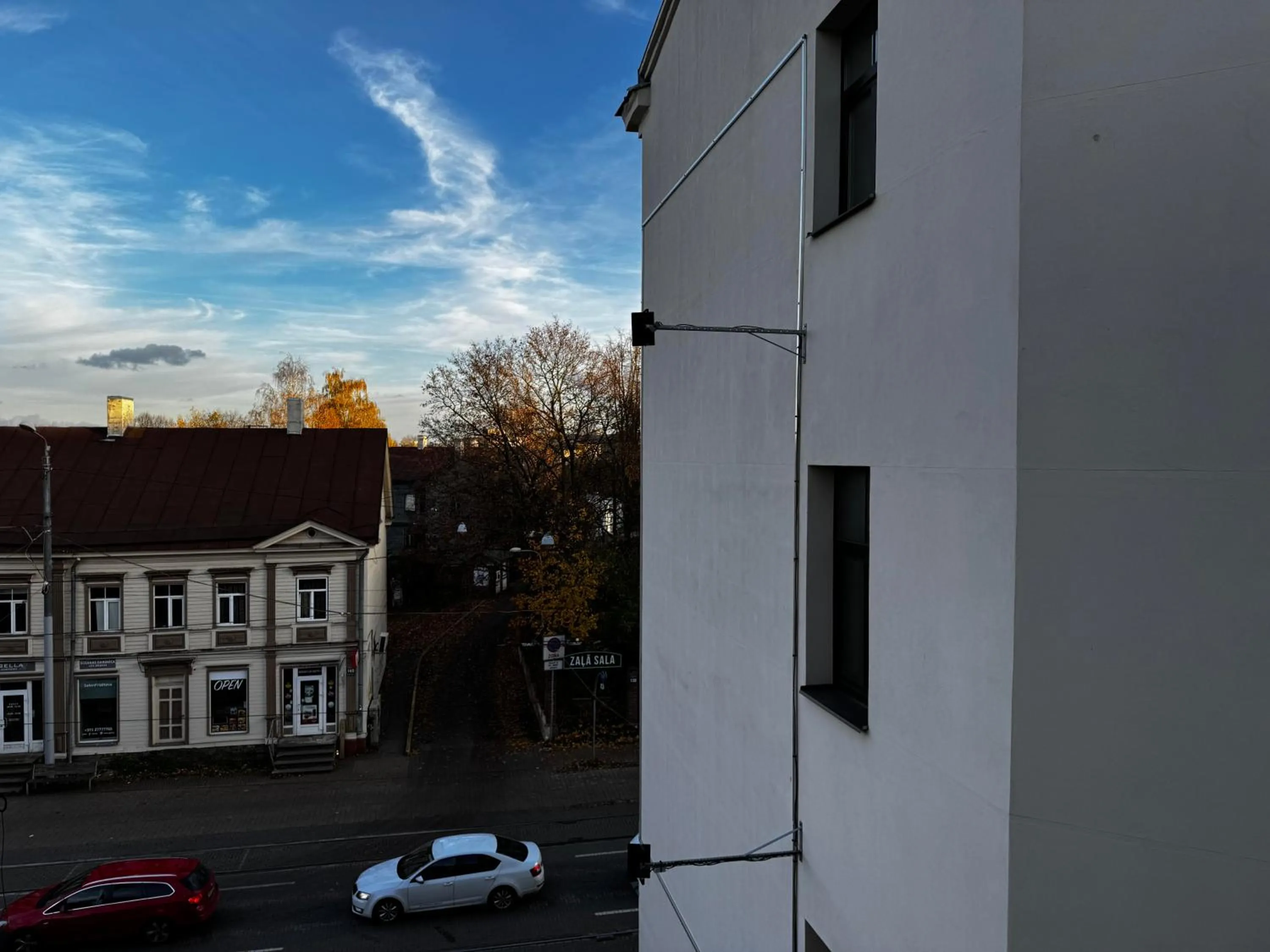 Inner courtyard view in ApartHotel Riga