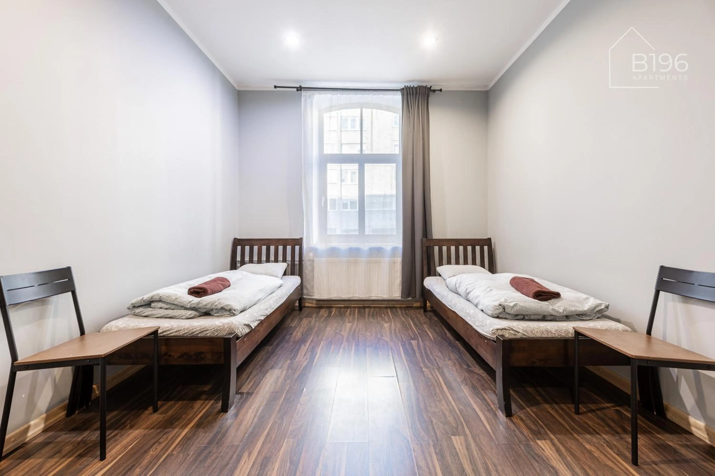 Bed in ApartHotel Riga