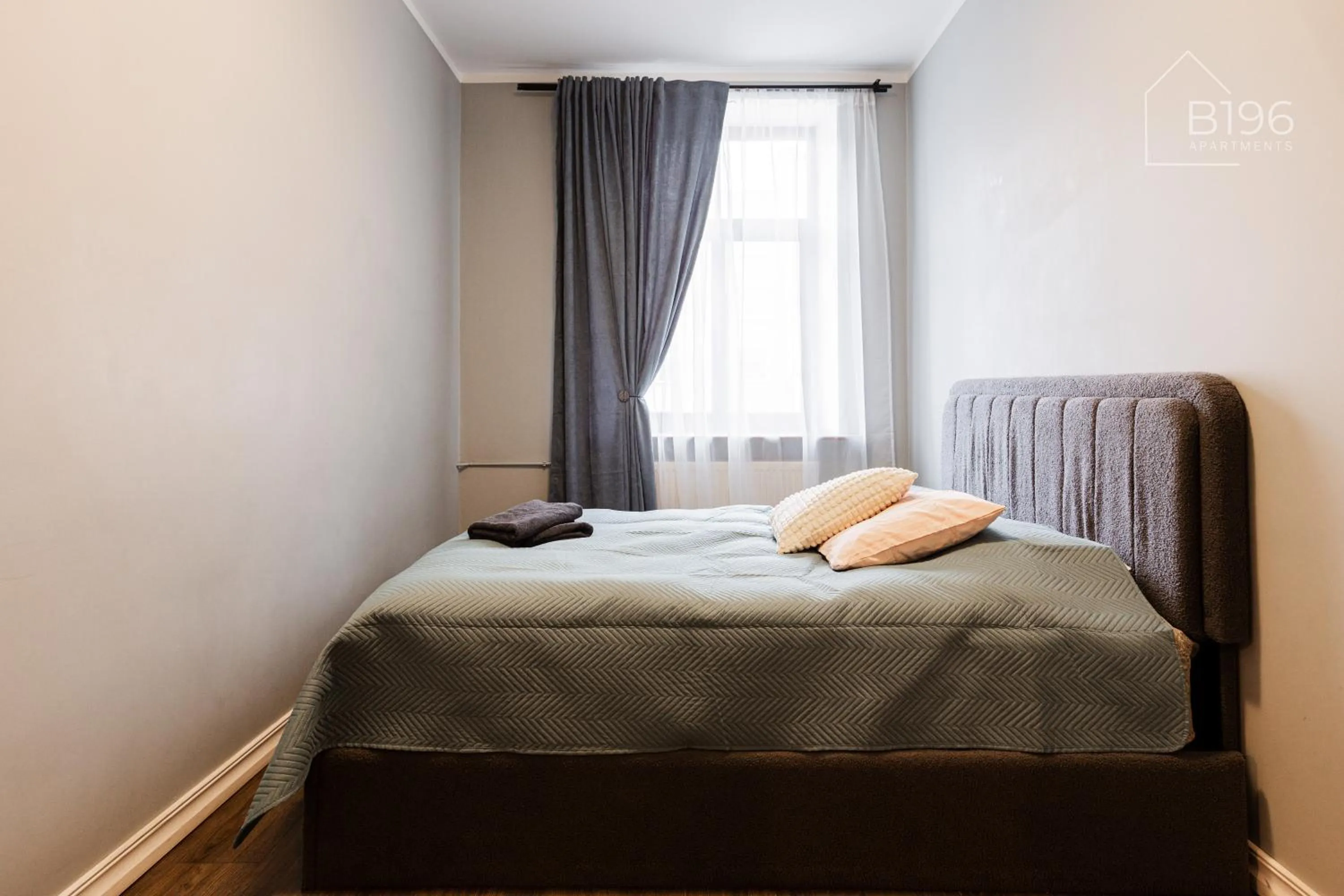 Bed in ApartHotel Riga