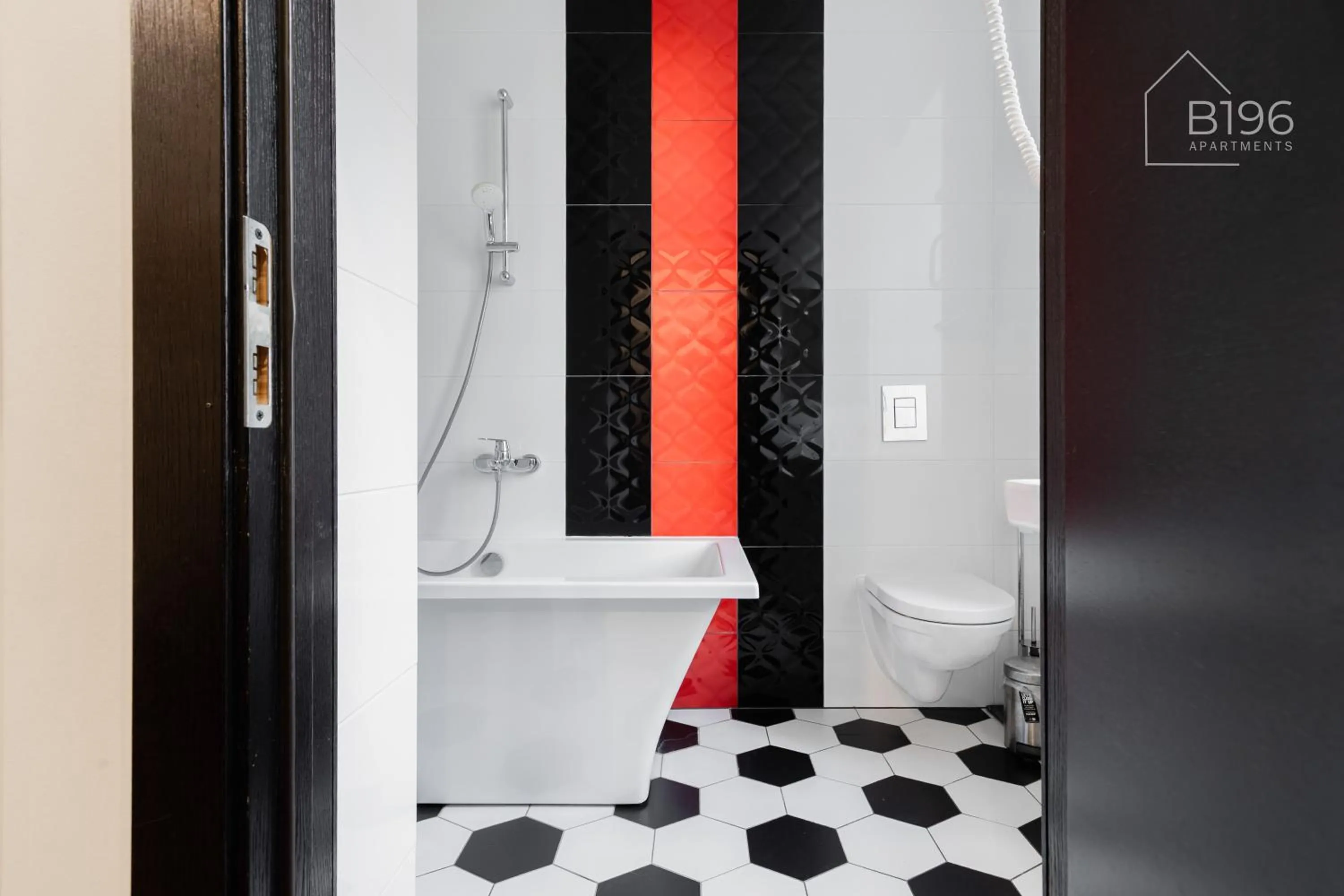 Bath in ApartHotel Riga