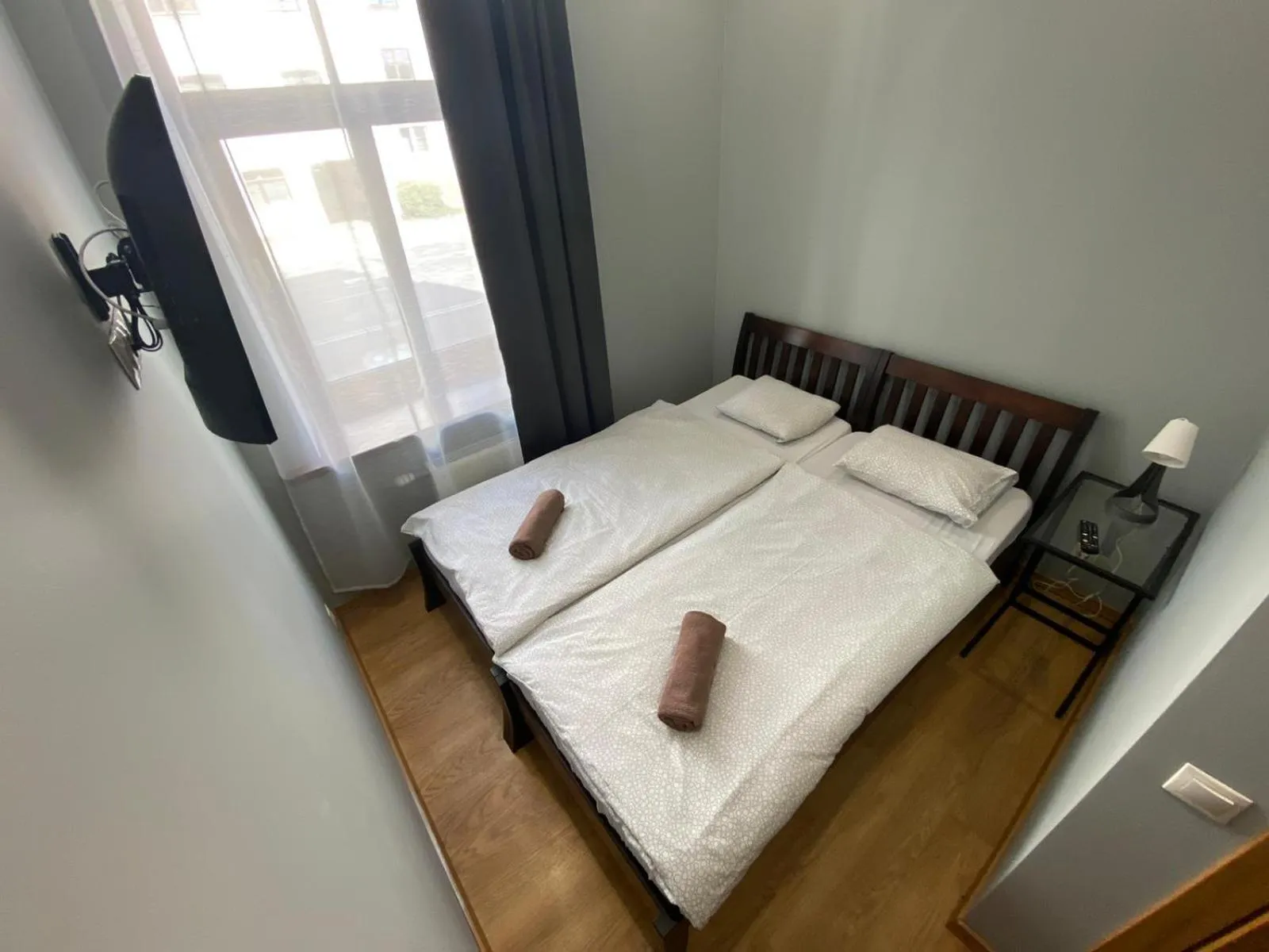 Bed in ApartHotel Riga