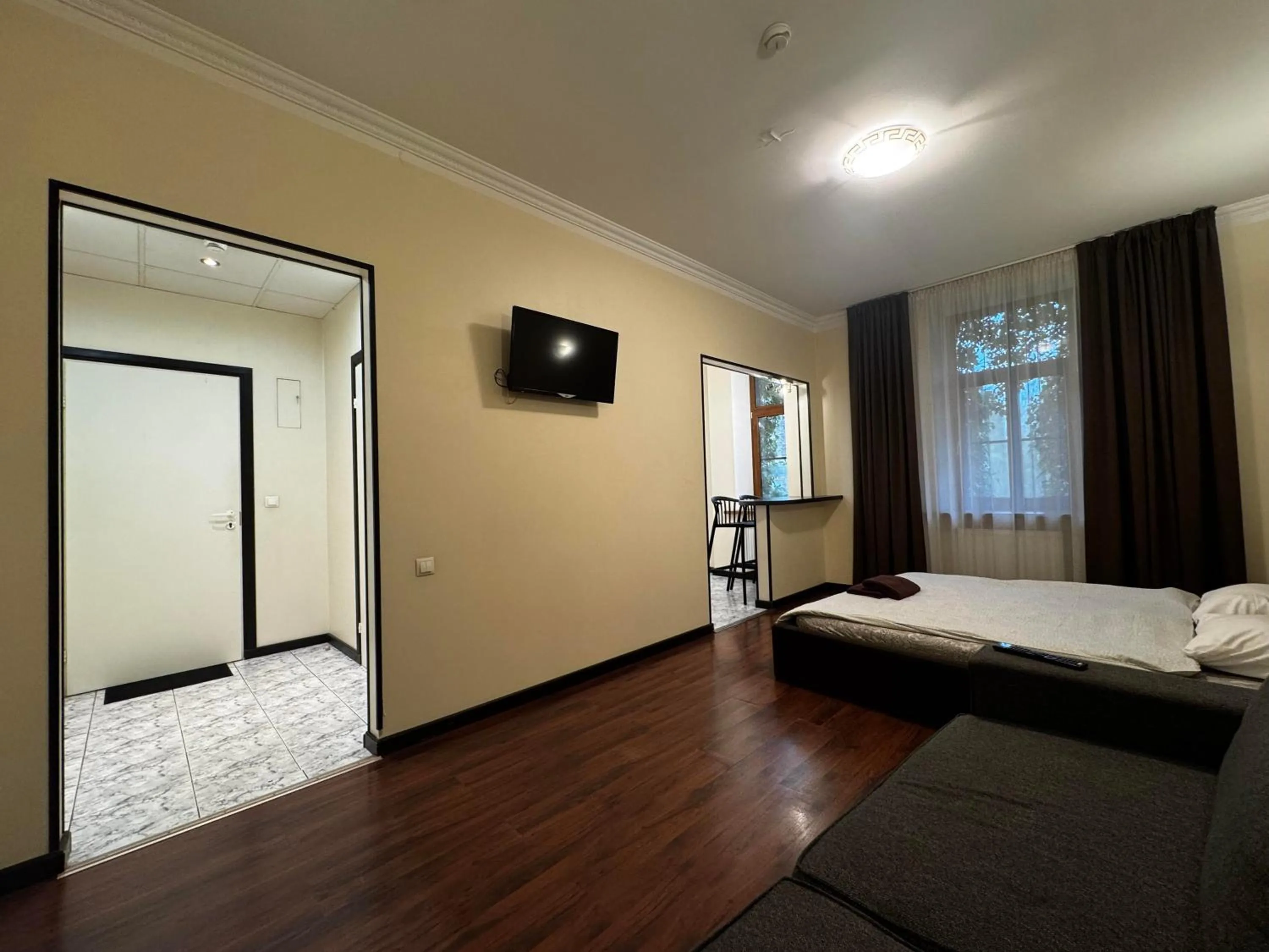 Photo of the whole room, Bed in ApartHotel Riga