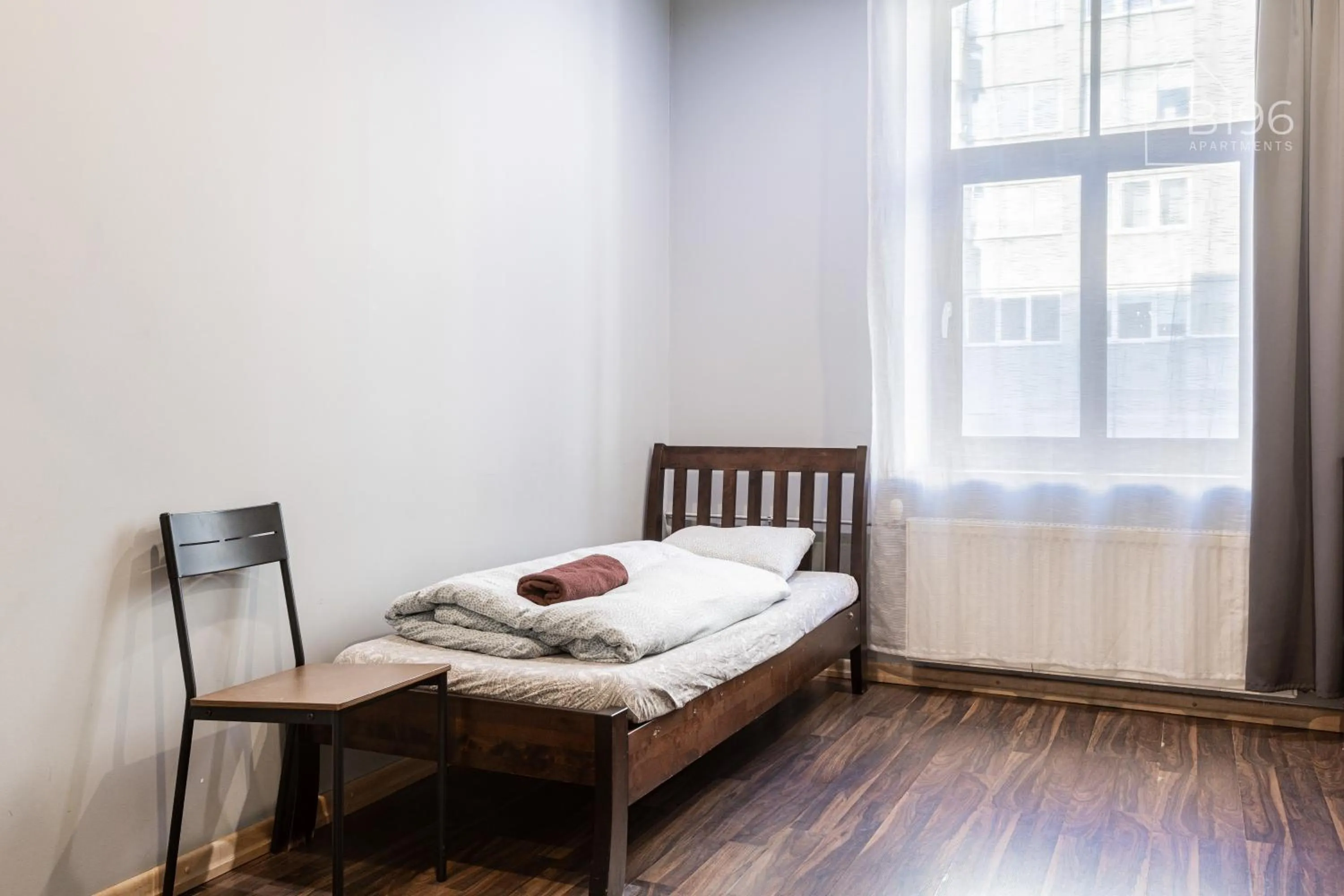 Bed in ApartHotel Riga