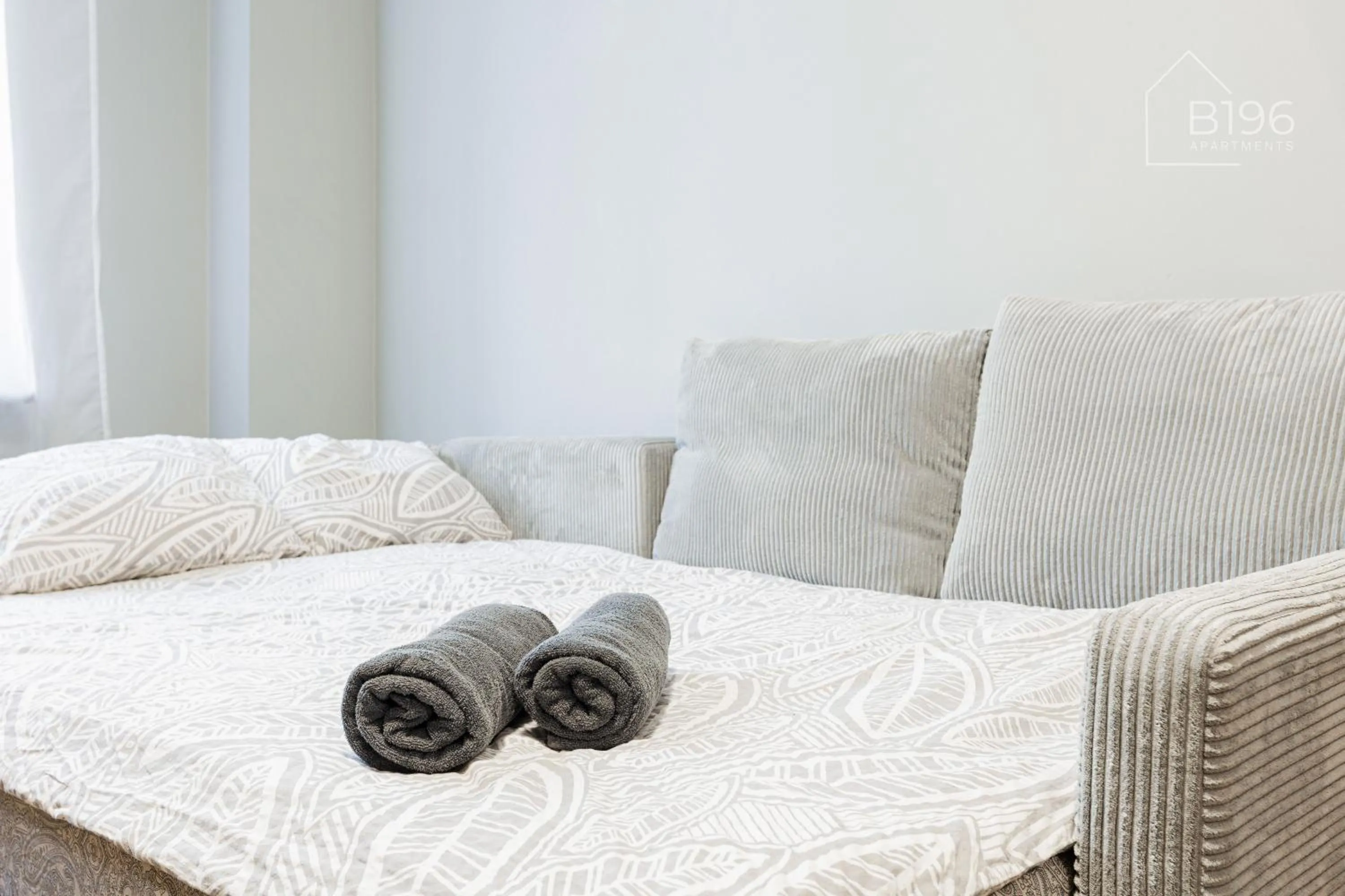 Bed in ApartHotel Riga