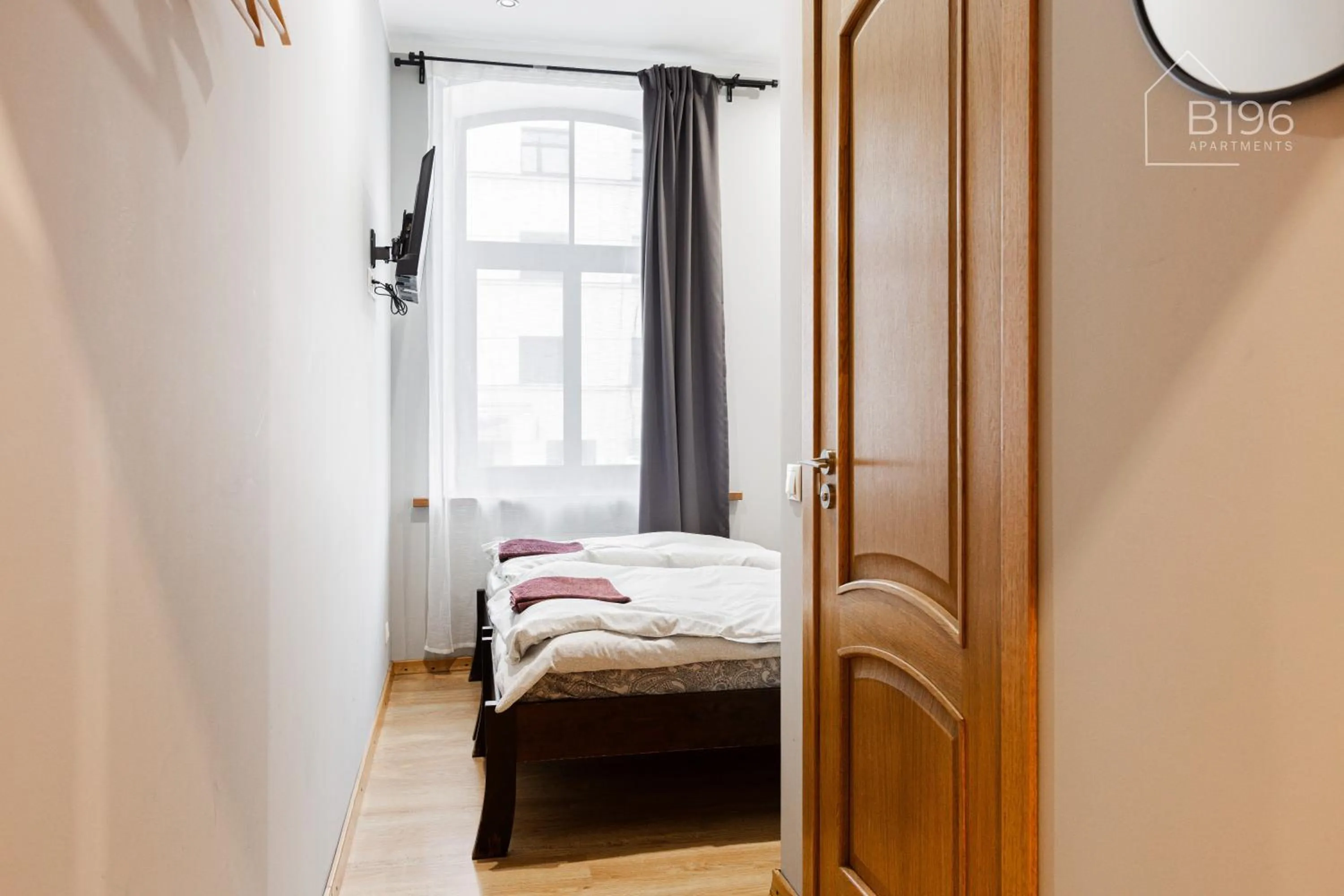 Bed in ApartHotel Riga