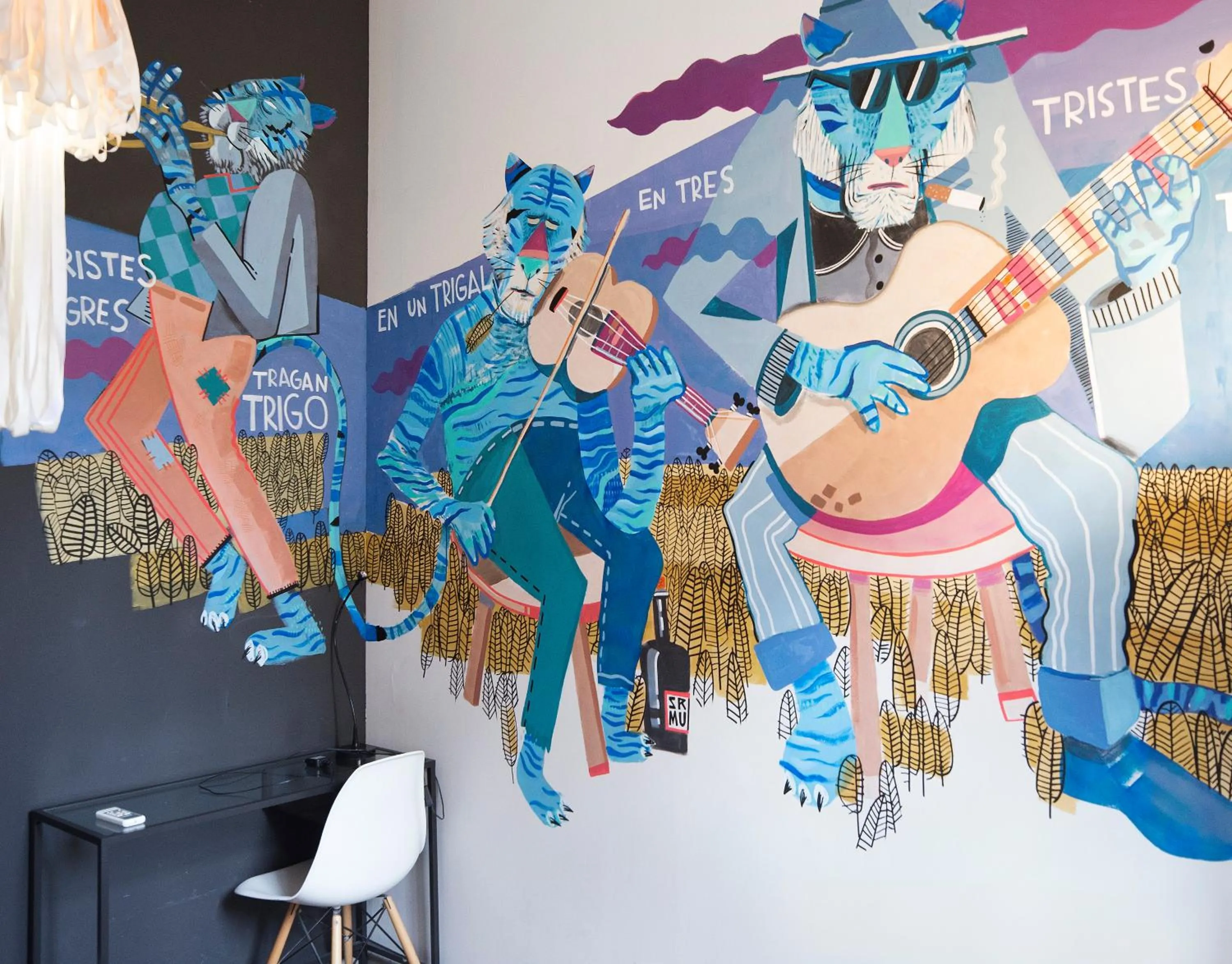 Decorative detail in ZOOROOMS Boutique Guesthouse