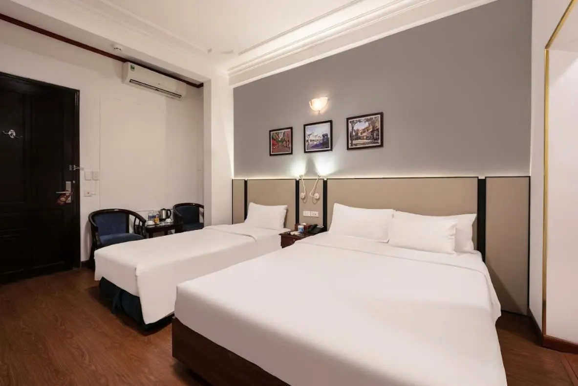Bed in A25 Hotel - 80 Mai Hắc Đế