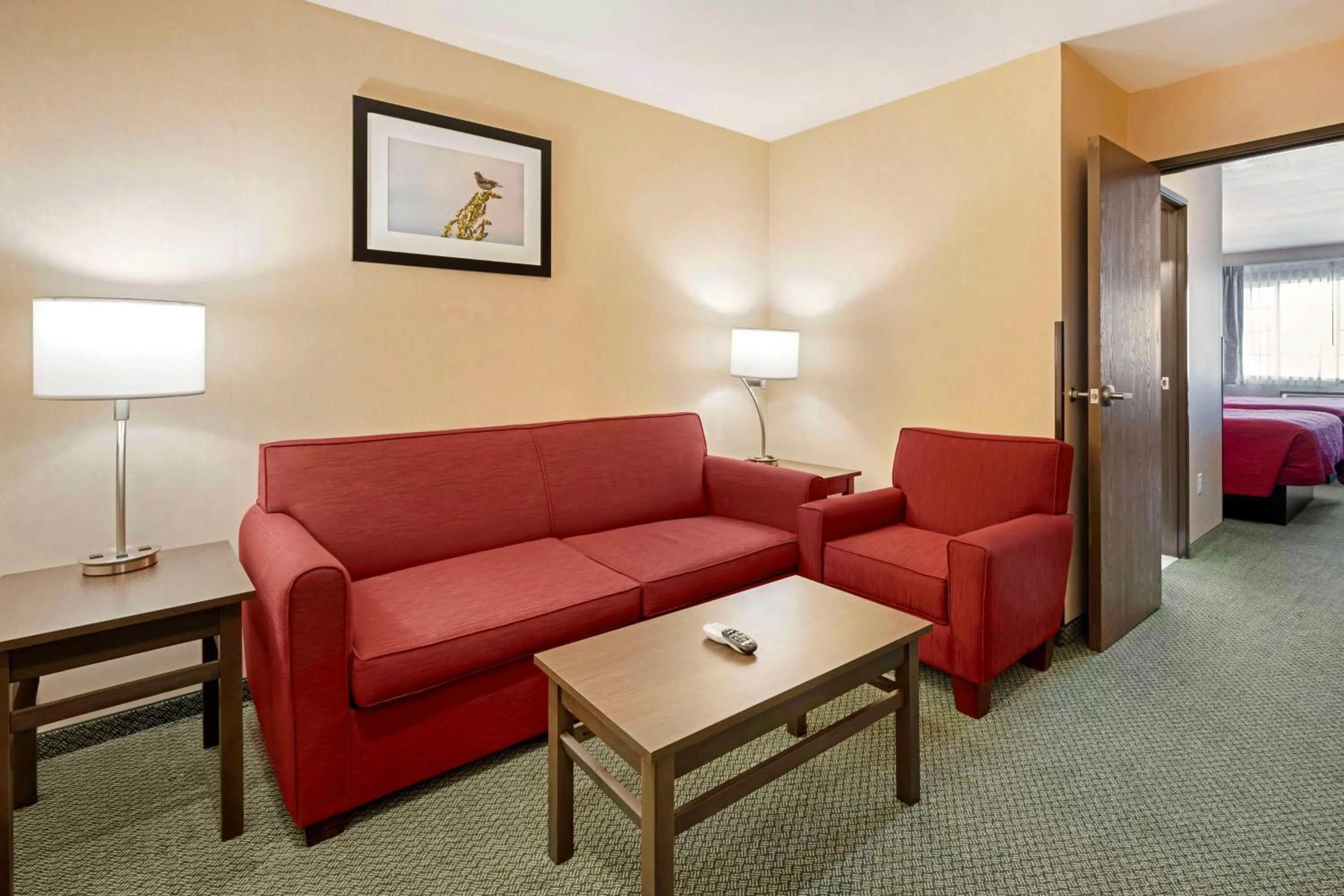 Bedroom, Bed in SureStay Plus by Best Western Enterprise