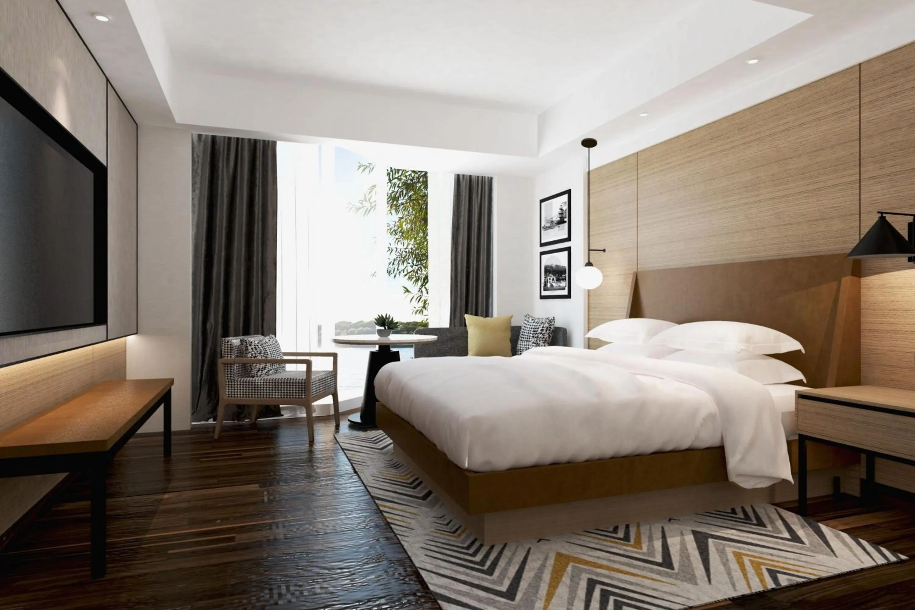 Bedroom, Bed in Sheraton Jakarta Soekarno Hatta Airport