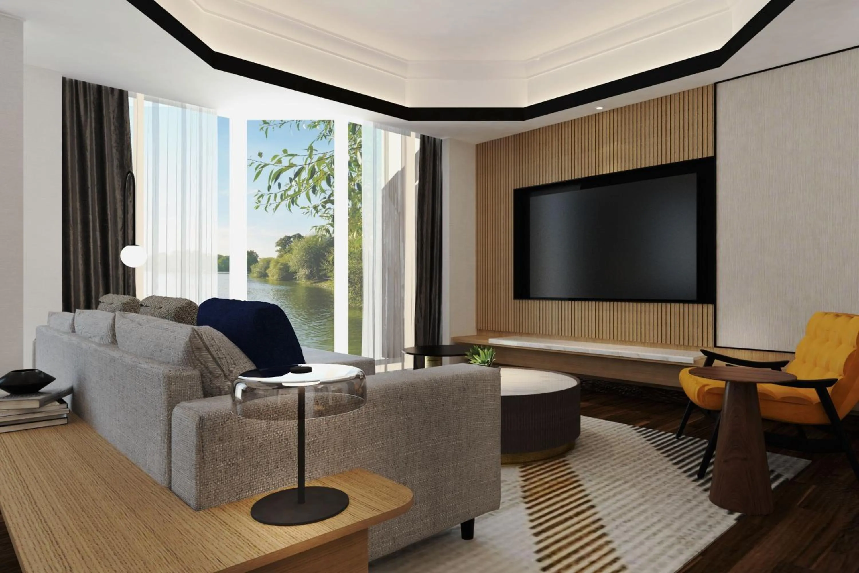 Living room in Sheraton Jakarta Soekarno Hatta Airport