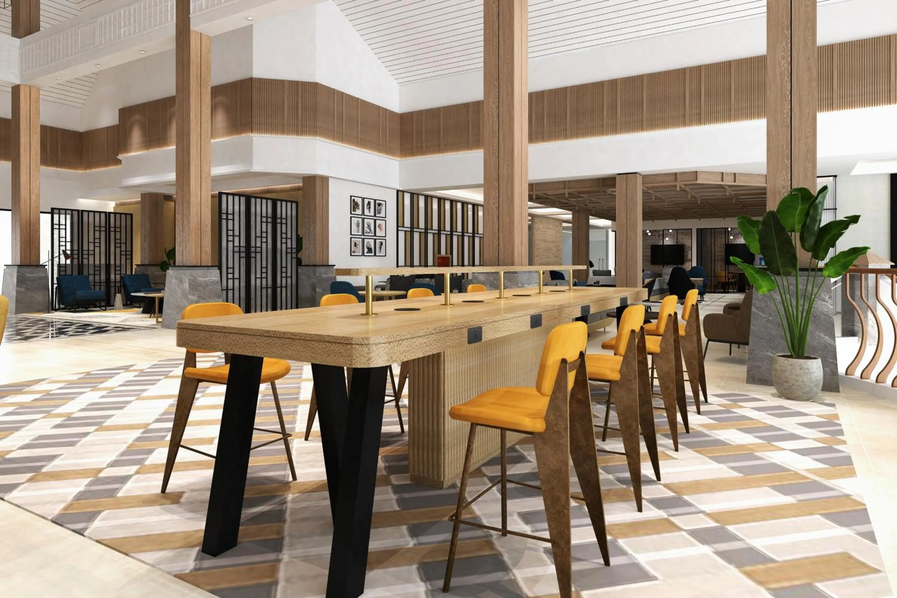 Lobby or reception in Sheraton Jakarta Soekarno Hatta Airport