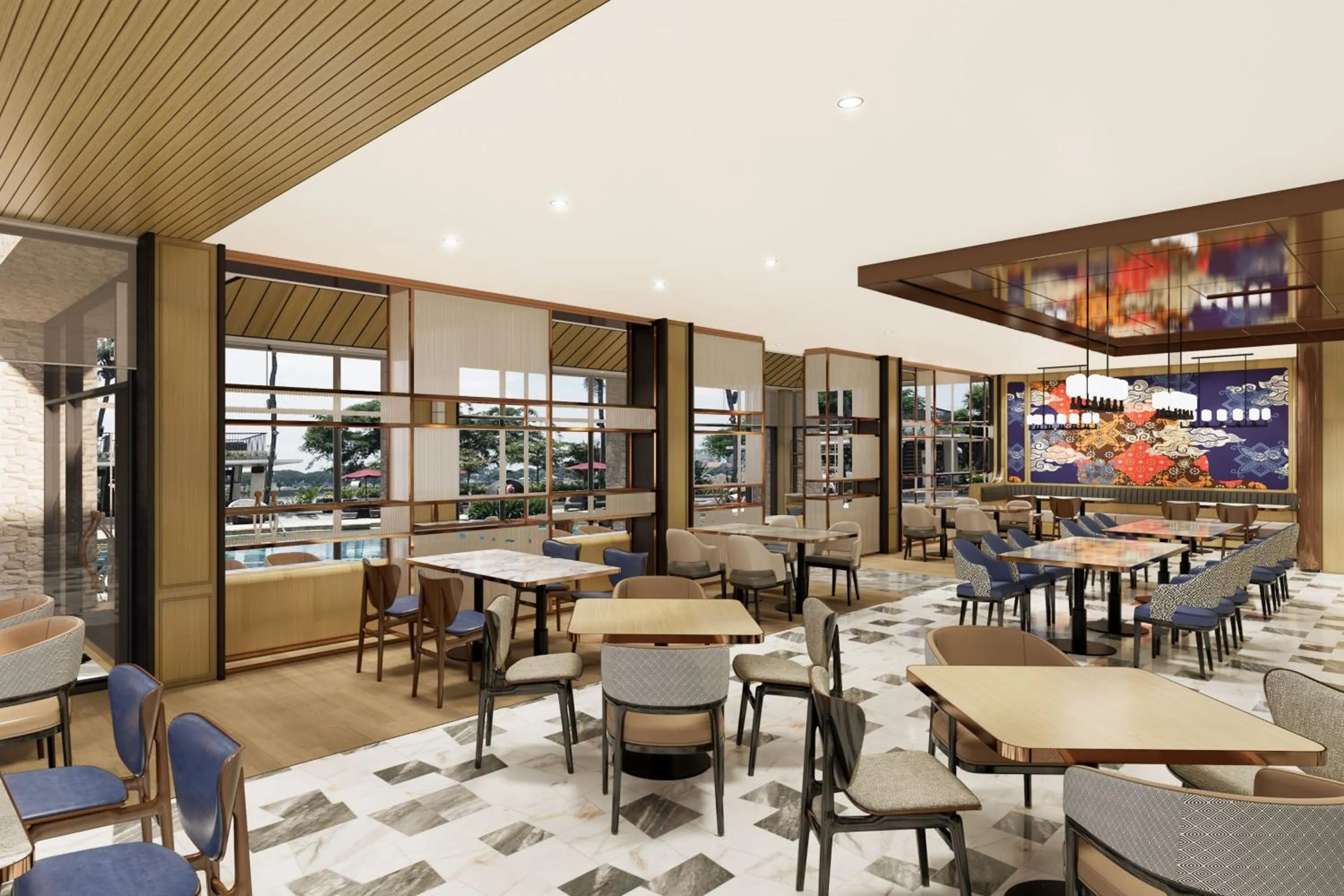 Restaurant/places to eat in Sheraton Jakarta Soekarno Hatta Airport