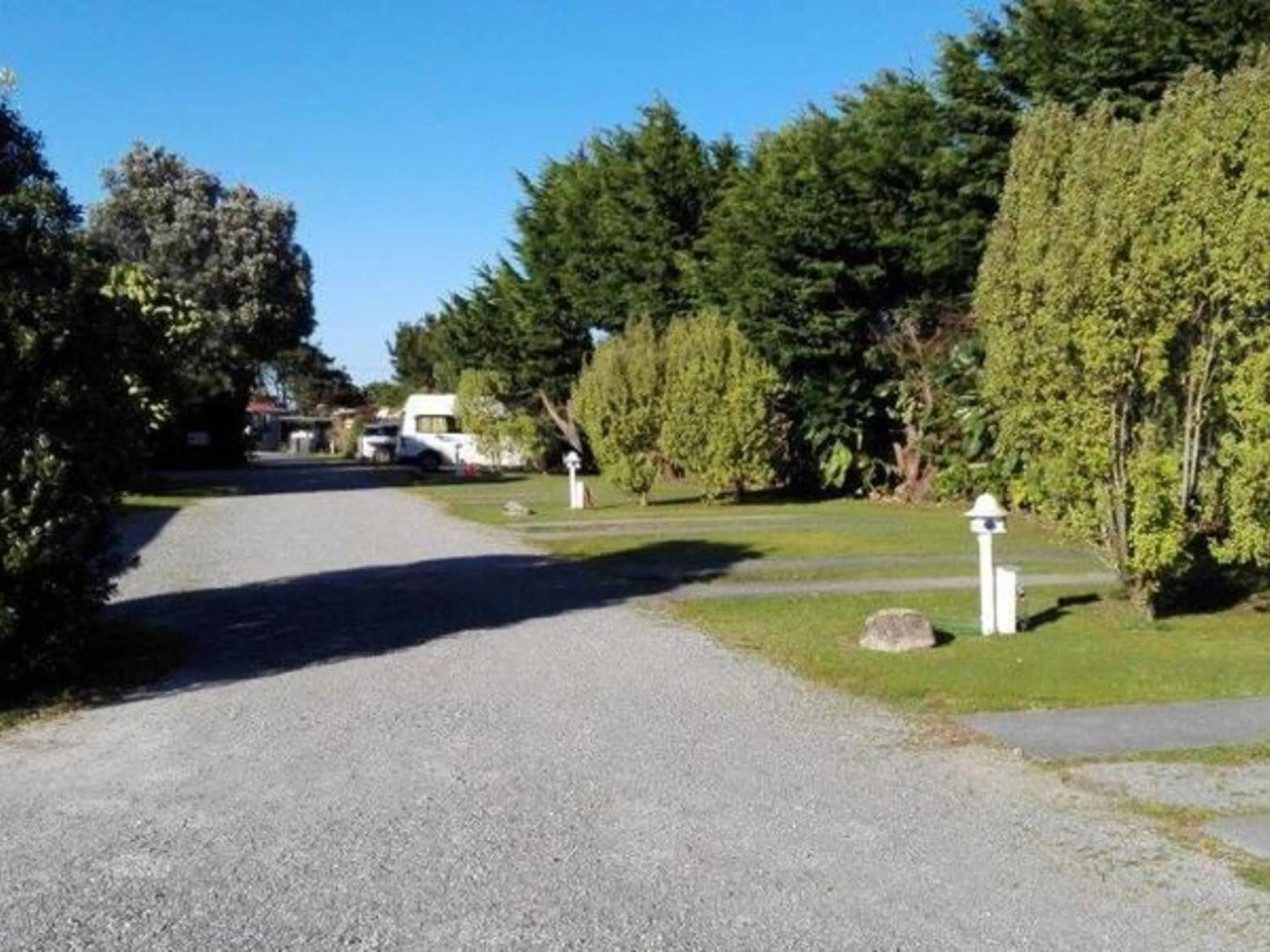 Garden view in Greymouth Kiwi Holiday Park & Motels