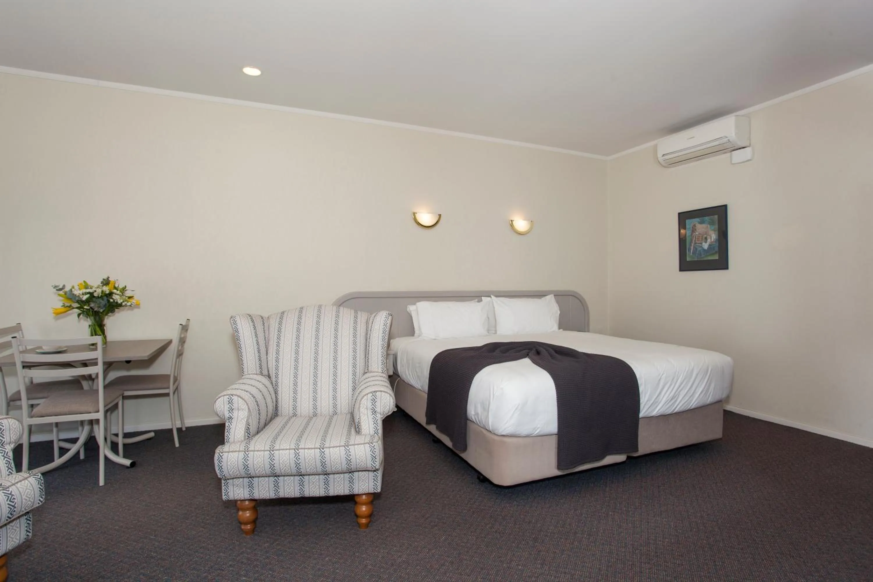 Bedroom, Bed in Te Mata Lodge