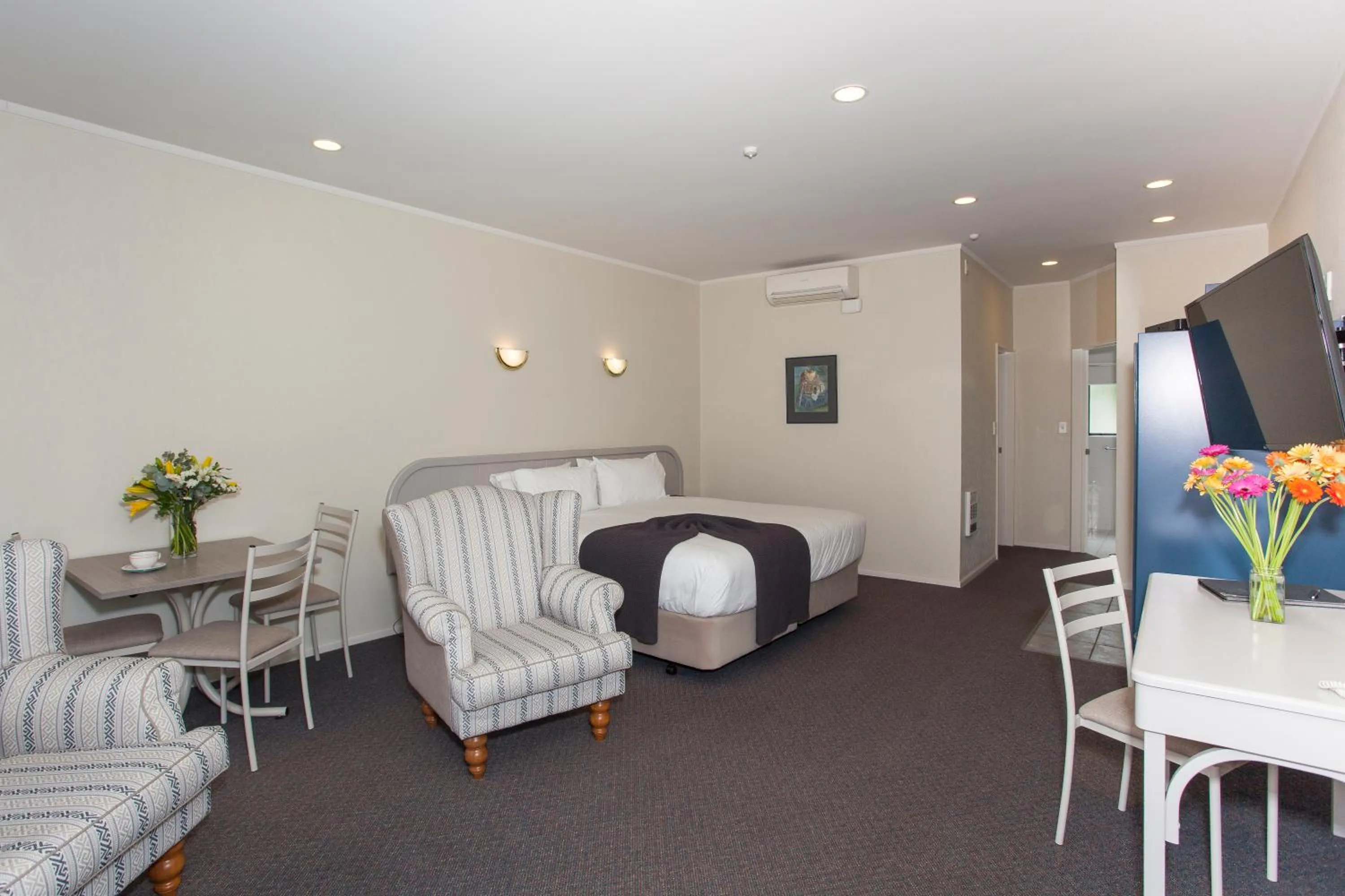 Living room in Te Mata Lodge