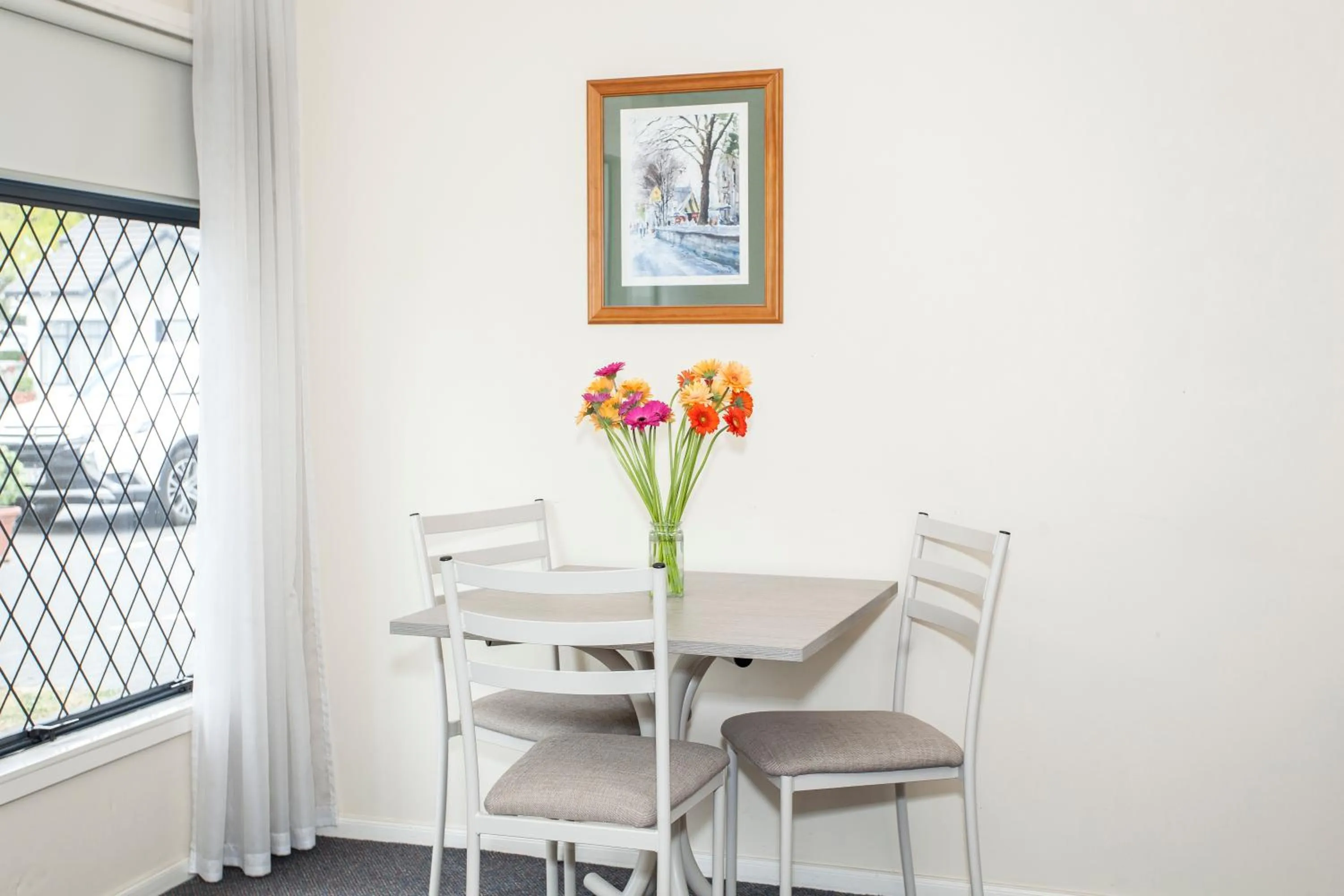 Dining area in Te Mata Lodge