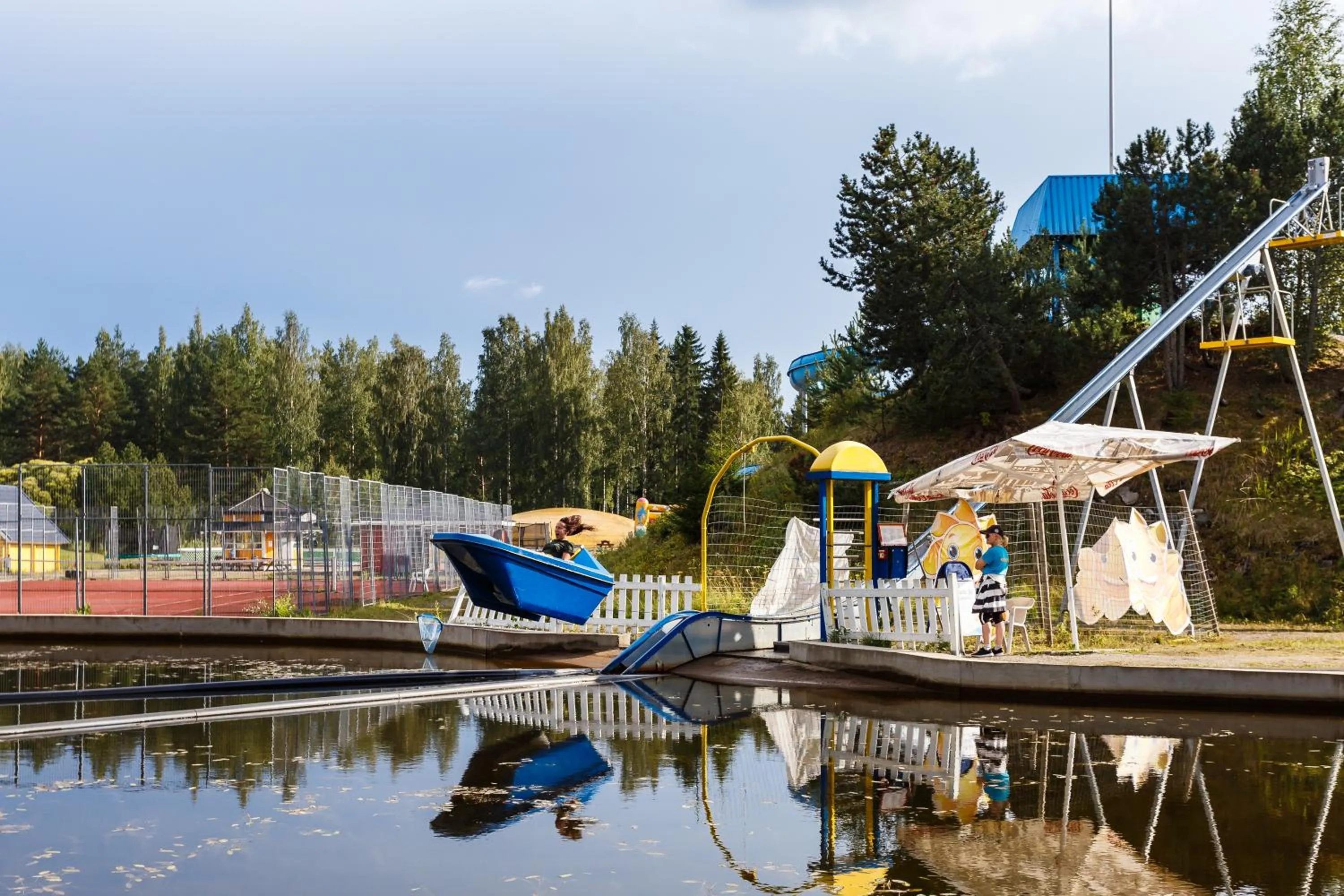 Aqua park in Punkaharju Resort
