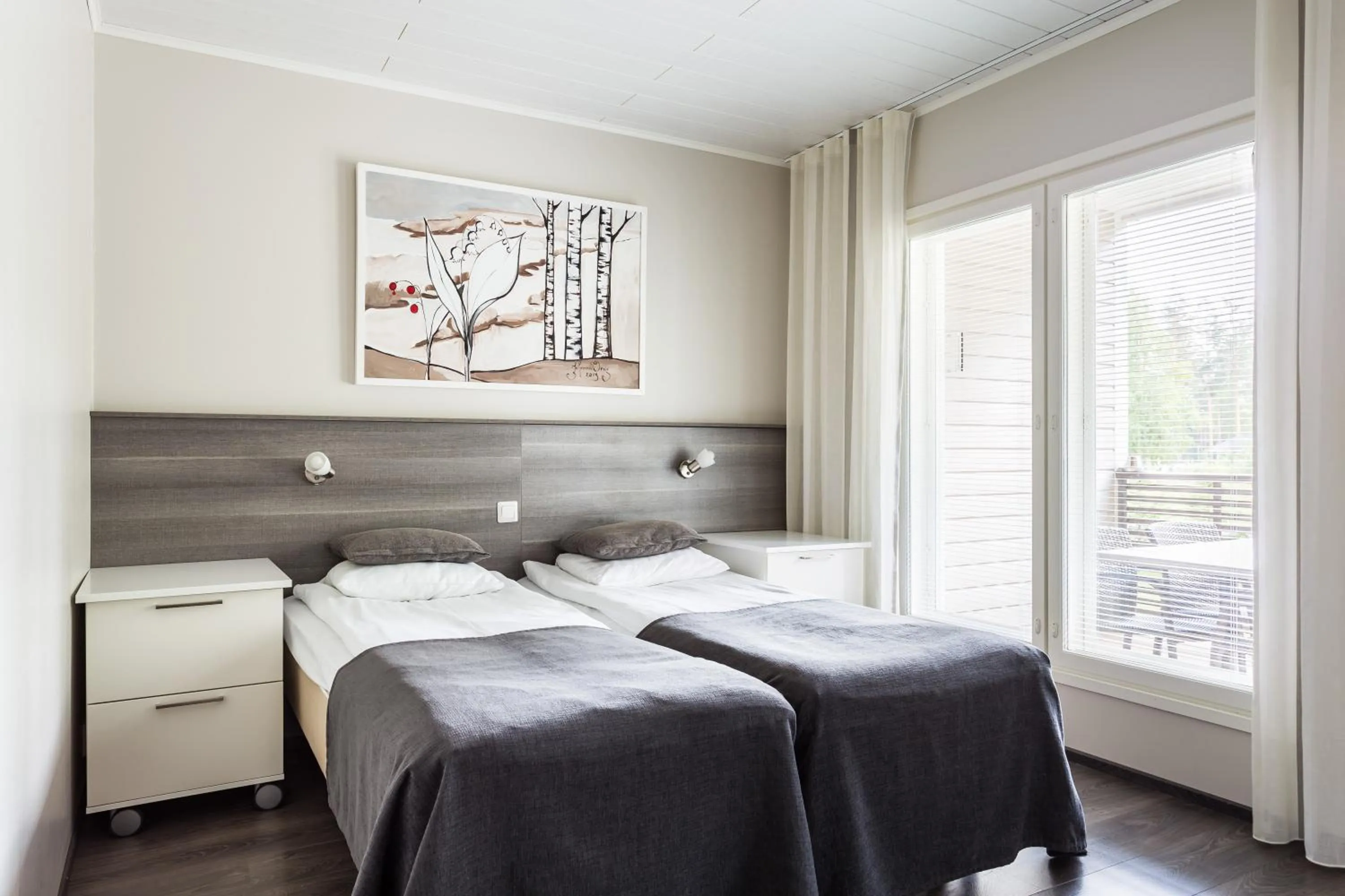 Bed in Punkaharju Resort