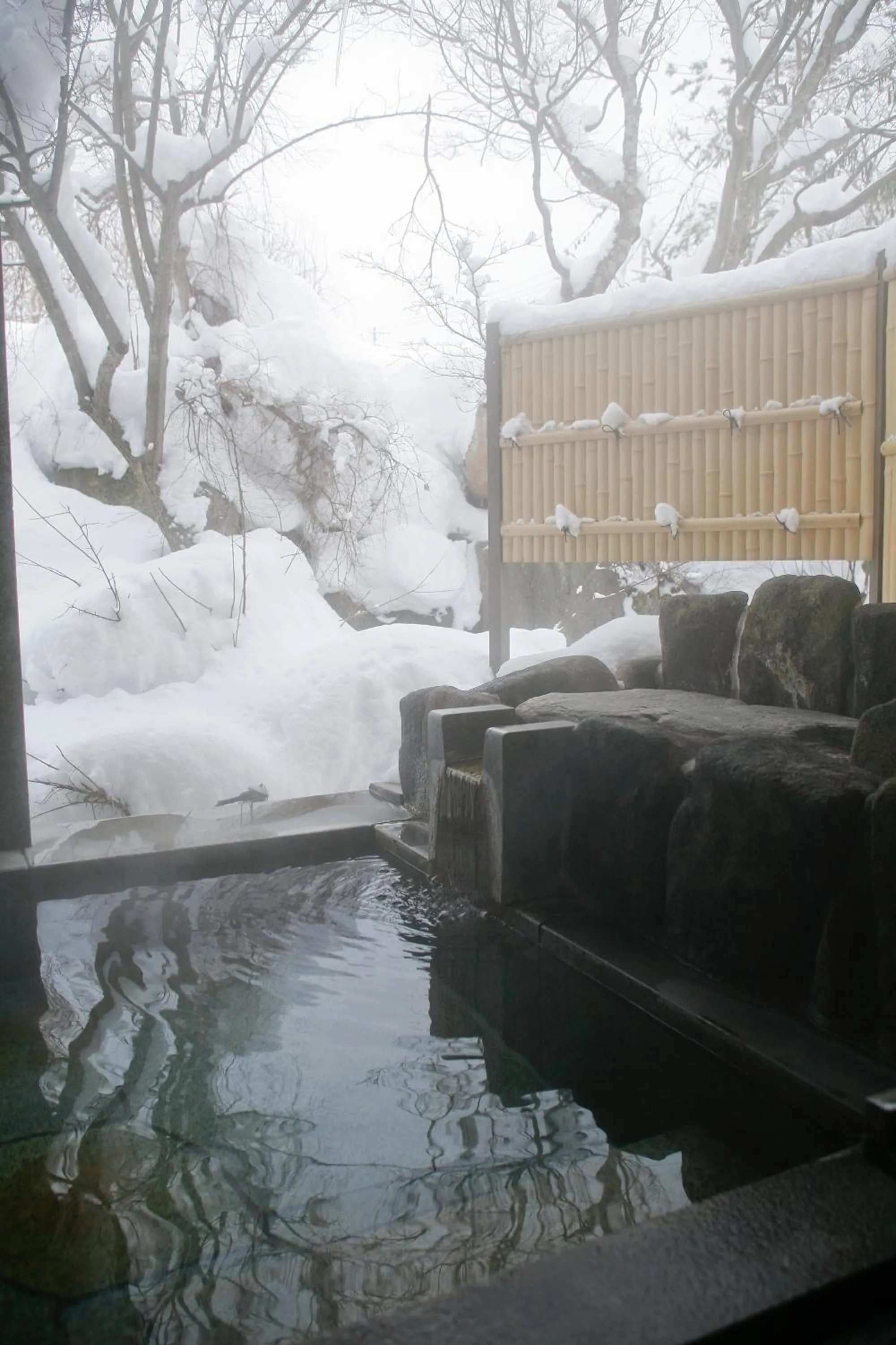 Open Air Bath in Ryokan Kutsuroginoya Yuu