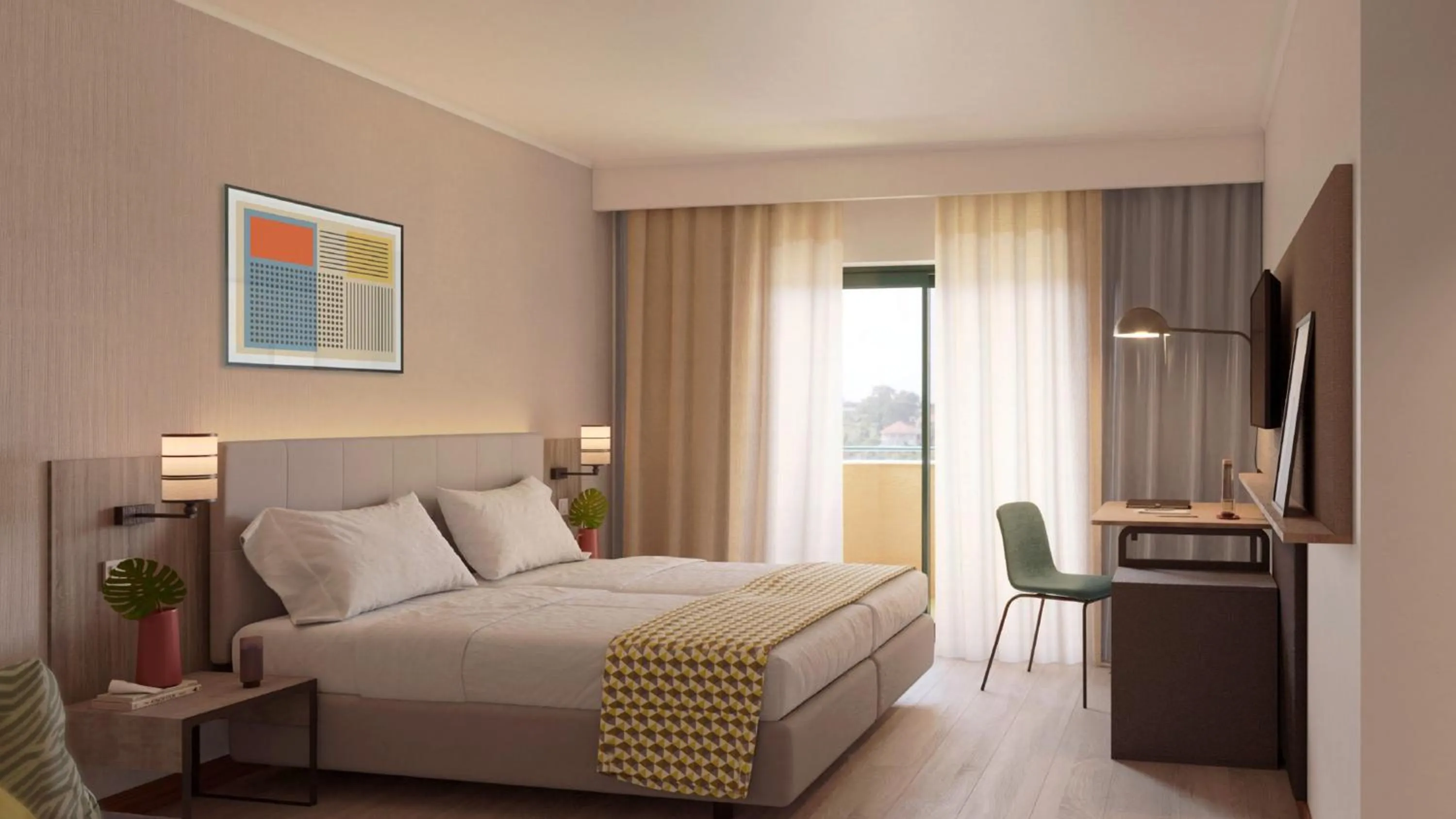 Photo of the whole room, Bed in Real Bellavista Hotel & Spa