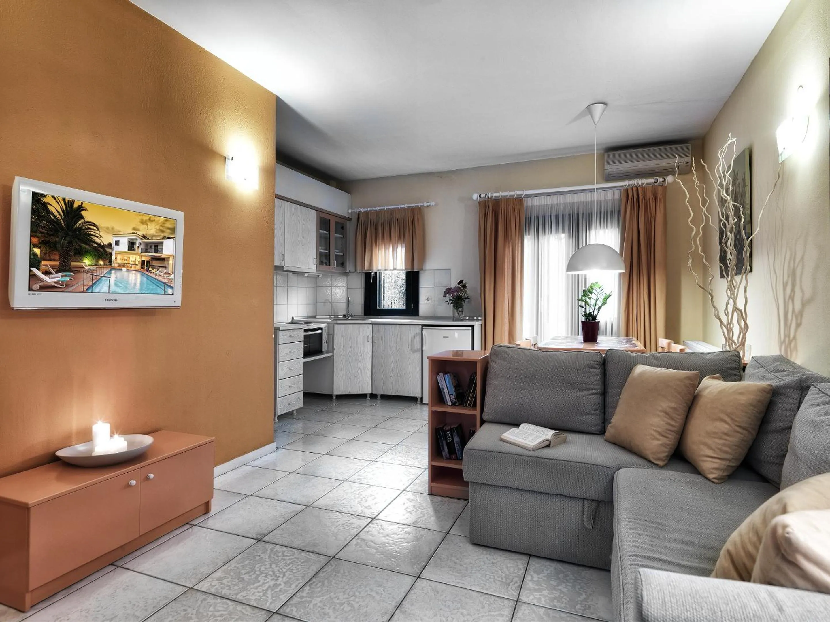 Living room in Elia Apartments