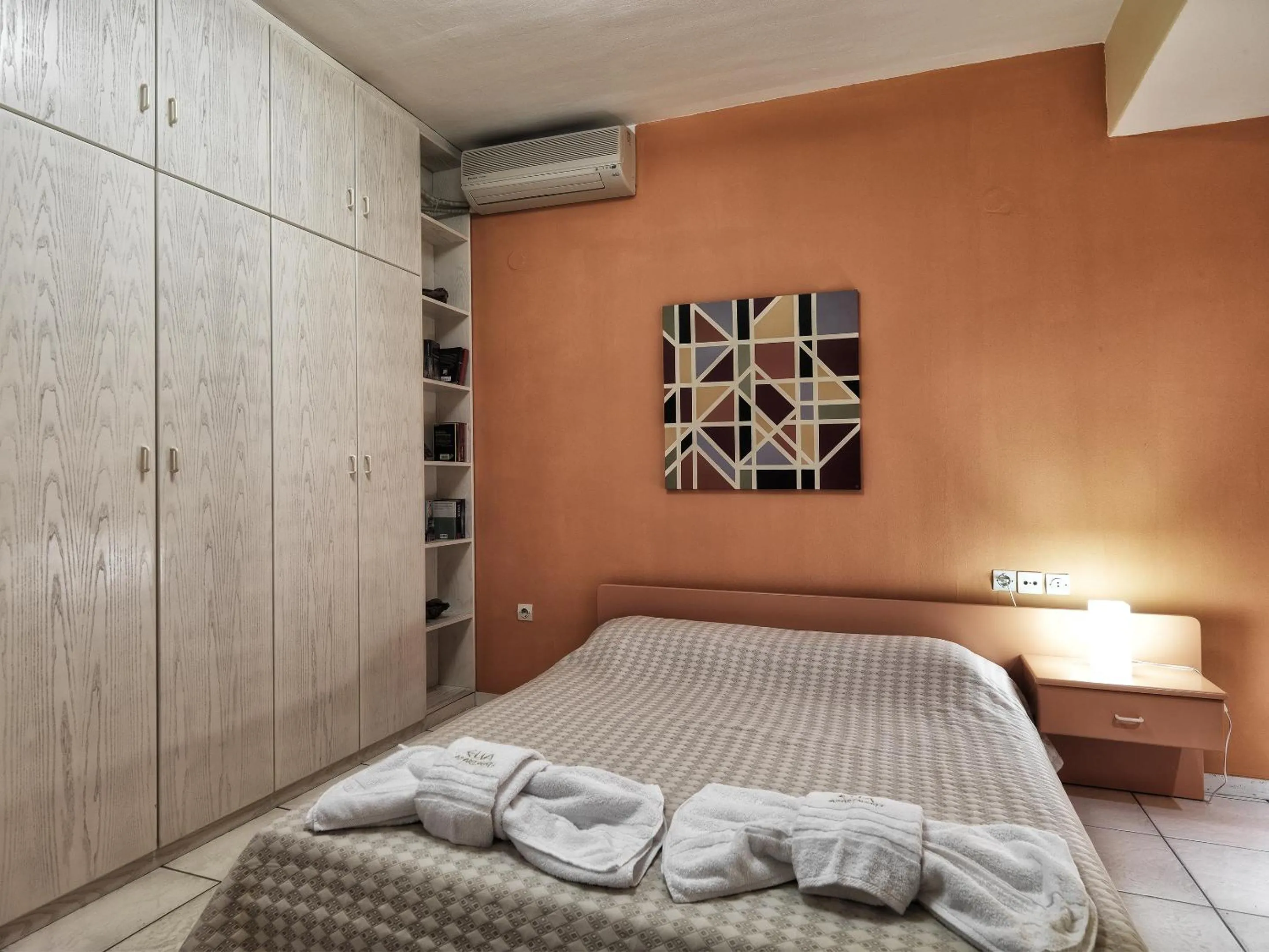 Bed in Elia Apartments