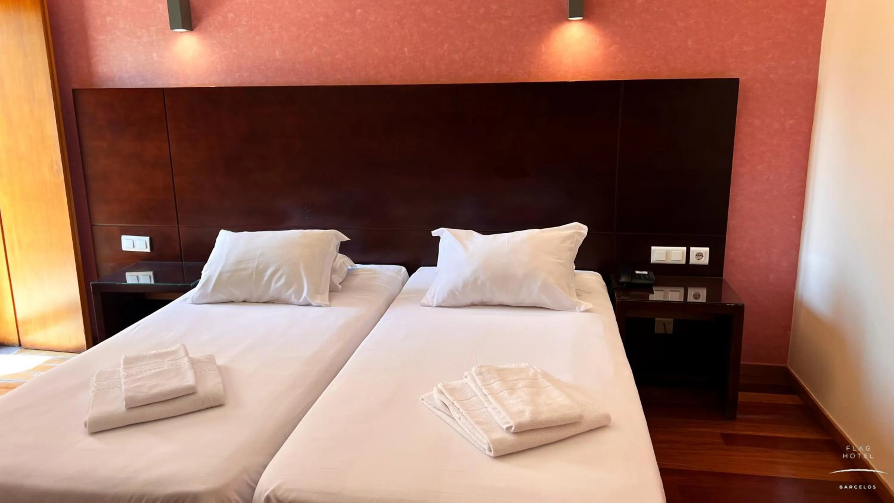 Bed in Flag Hotel Barcelos