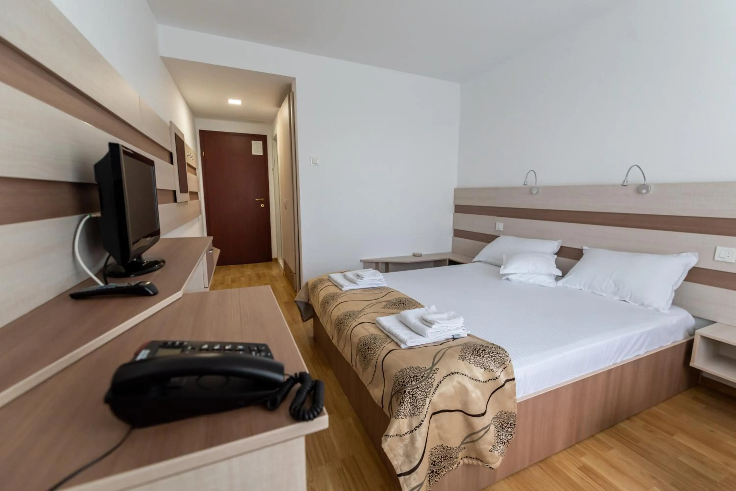 Bed in Hotel Capitol