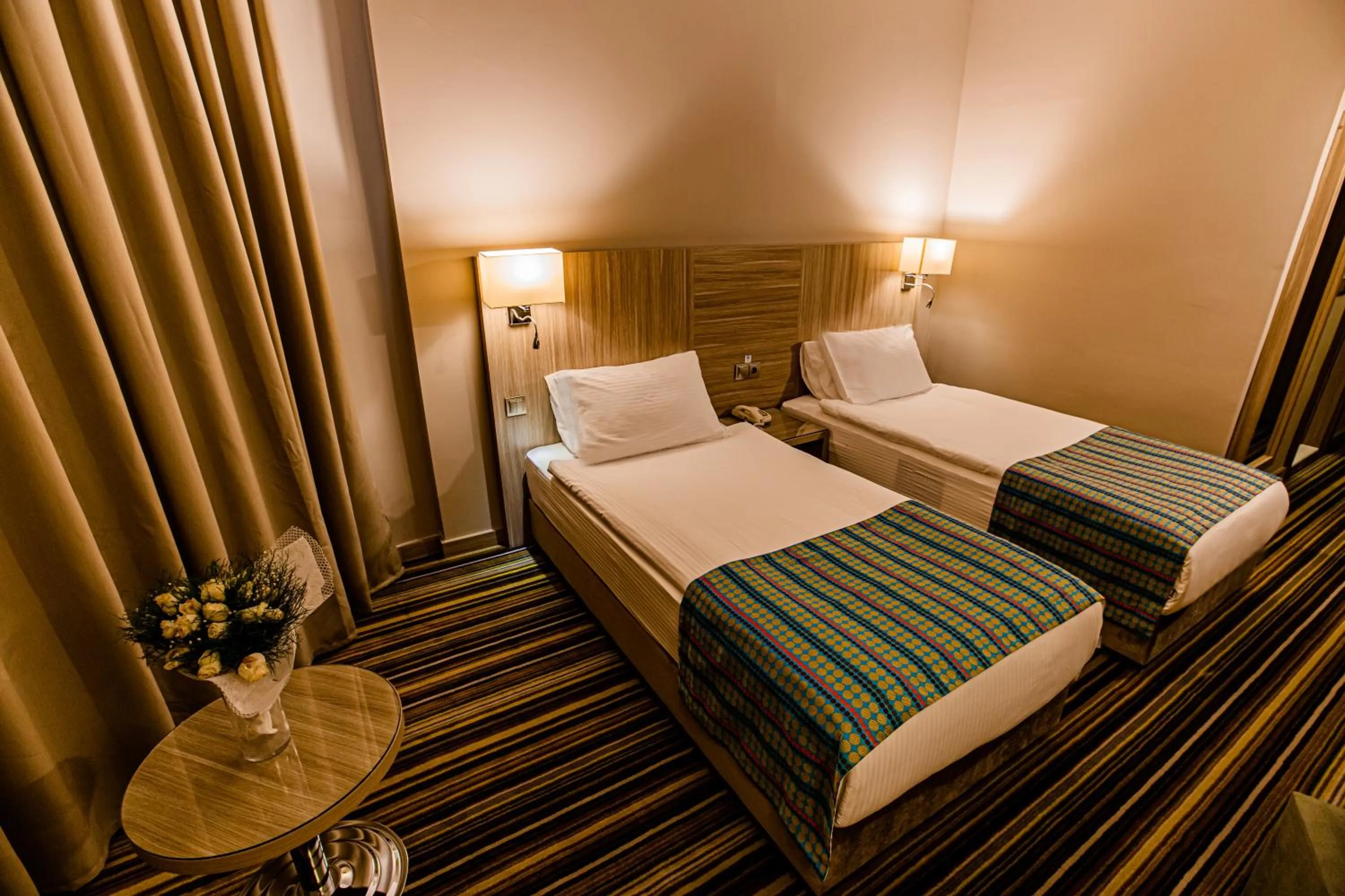 Bed in Mustafa Cappadocia Resort