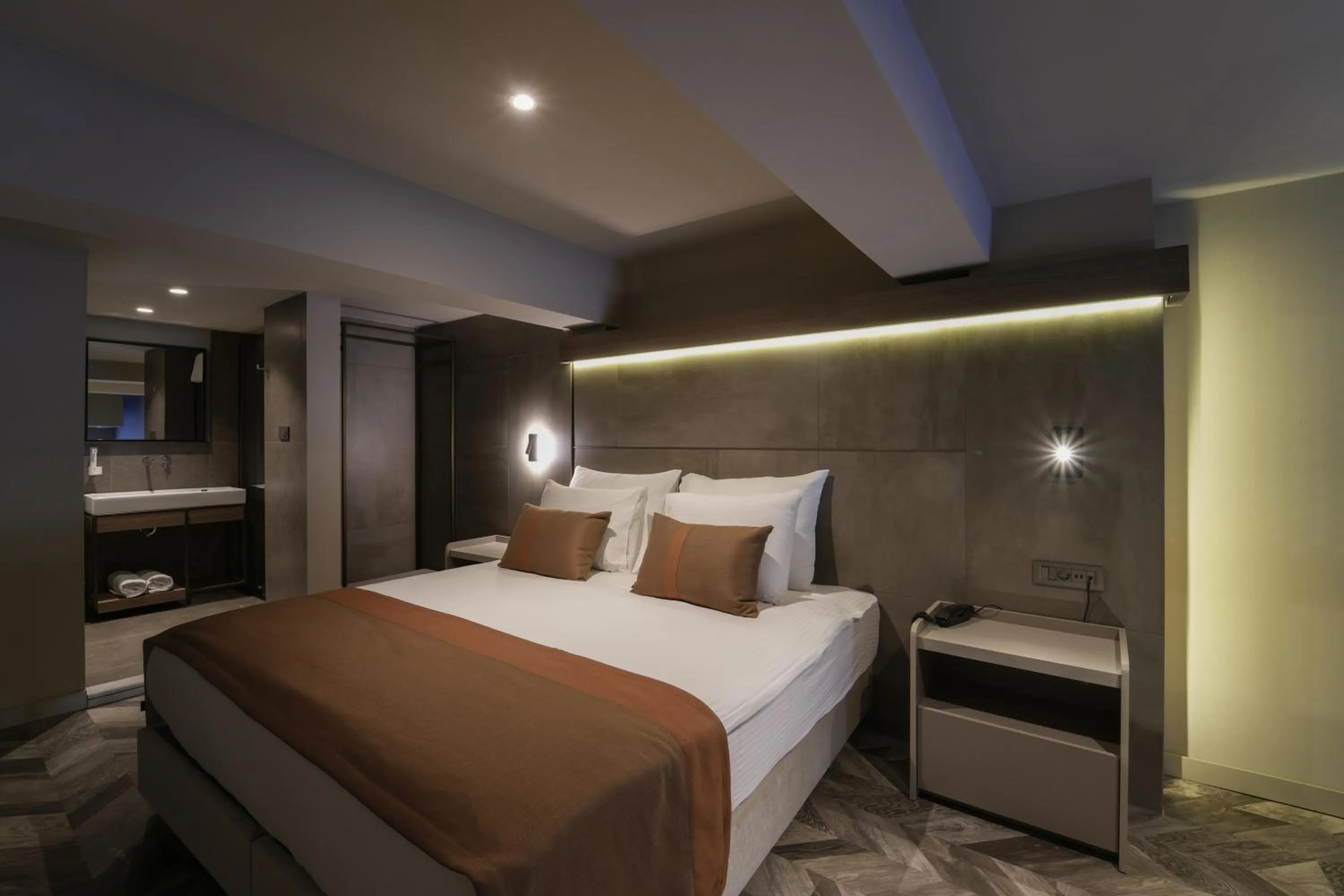 Bed in Mustafa Cappadocia Resort