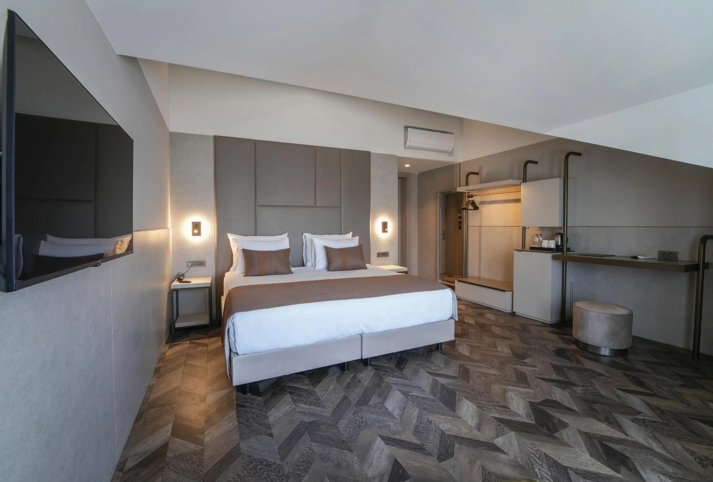 Bed in Mustafa Cappadocia Resort