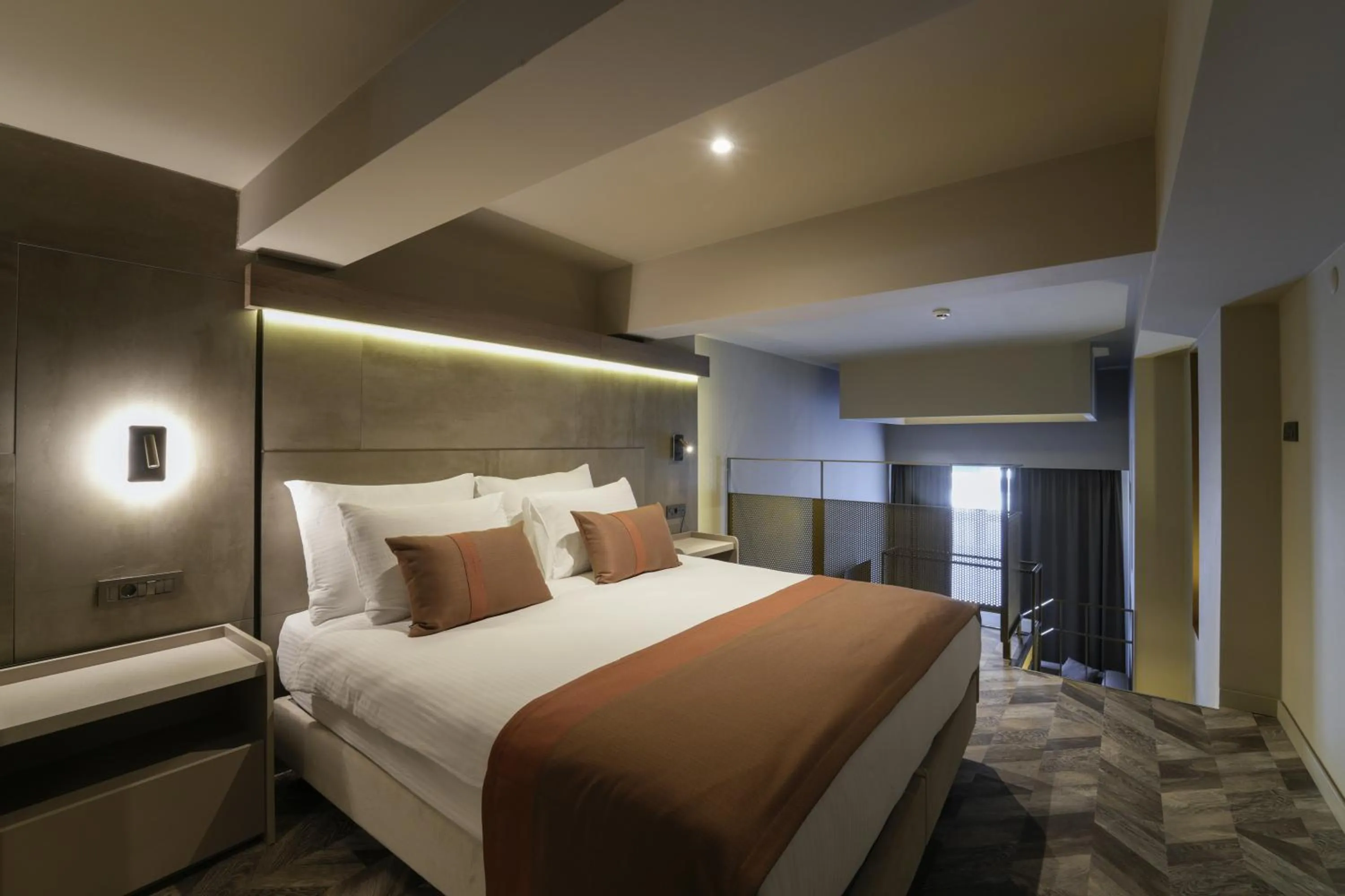 Bed in Mustafa Cappadocia Resort