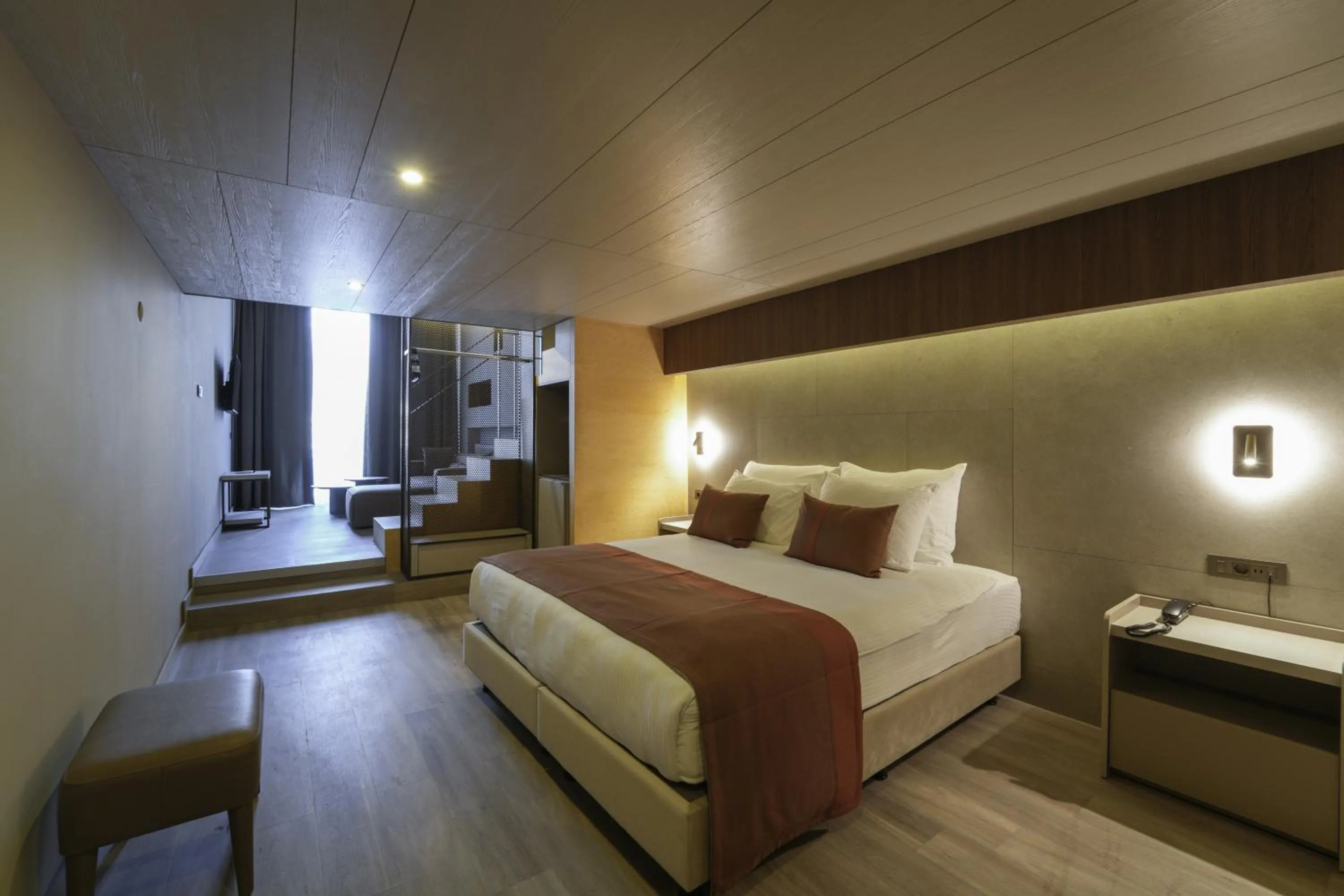 Bed in Mustafa Cappadocia Resort