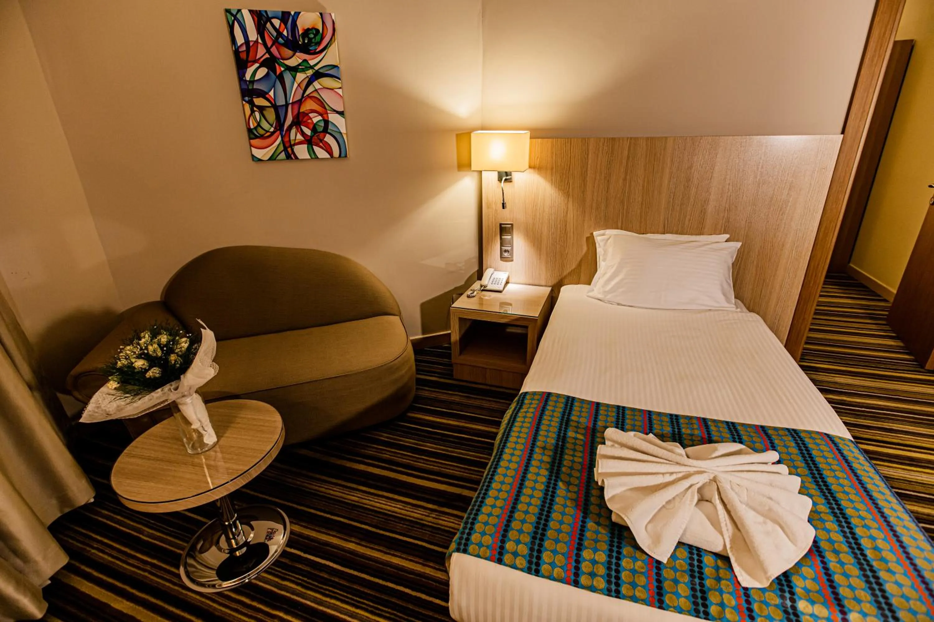 Bed in Mustafa Cappadocia Resort