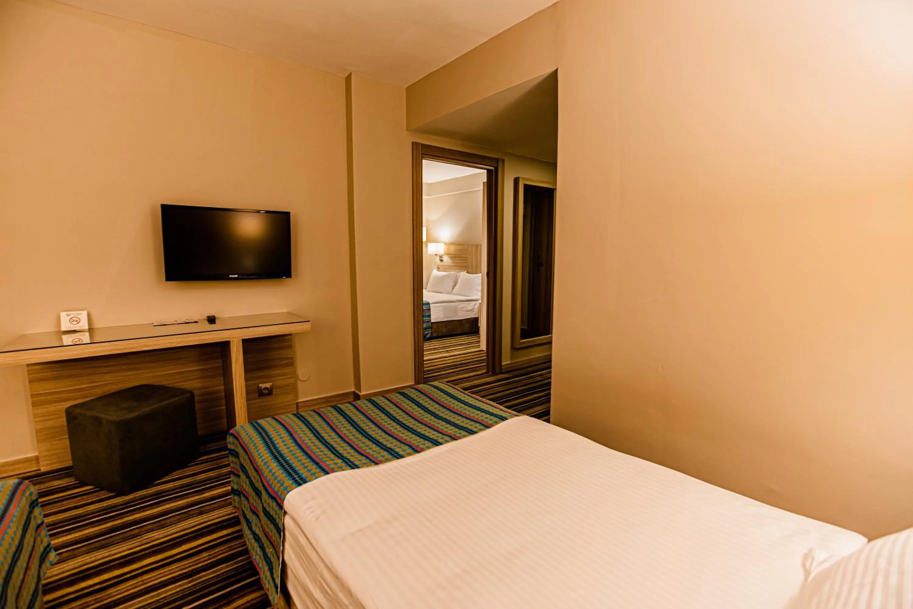 Bed in Mustafa Cappadocia Resort