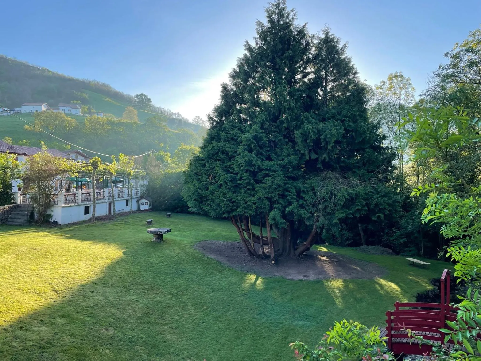 Garden view in Manexenea