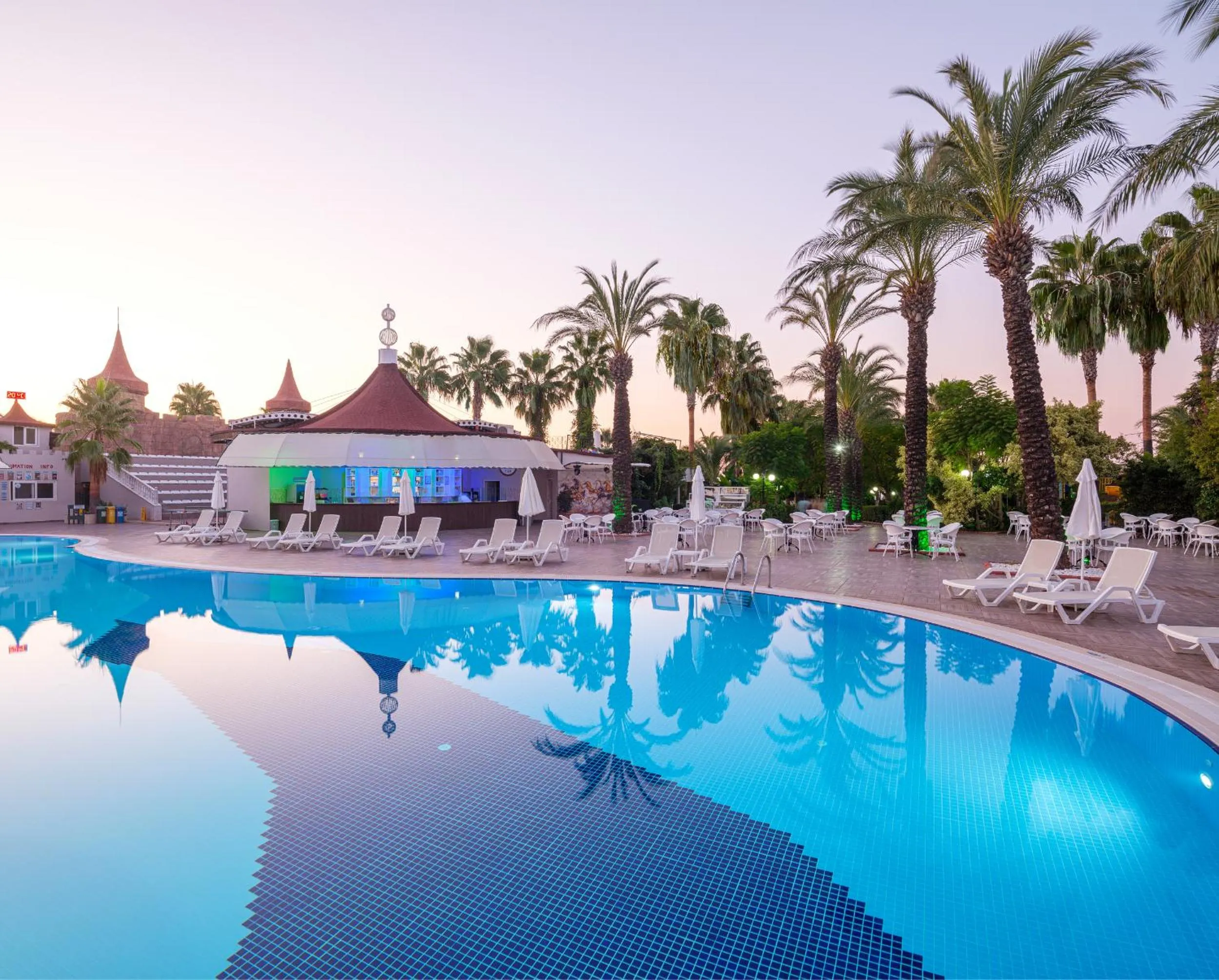 Pool view in Aydinbey Famous Resort - Ultra All Inclusive