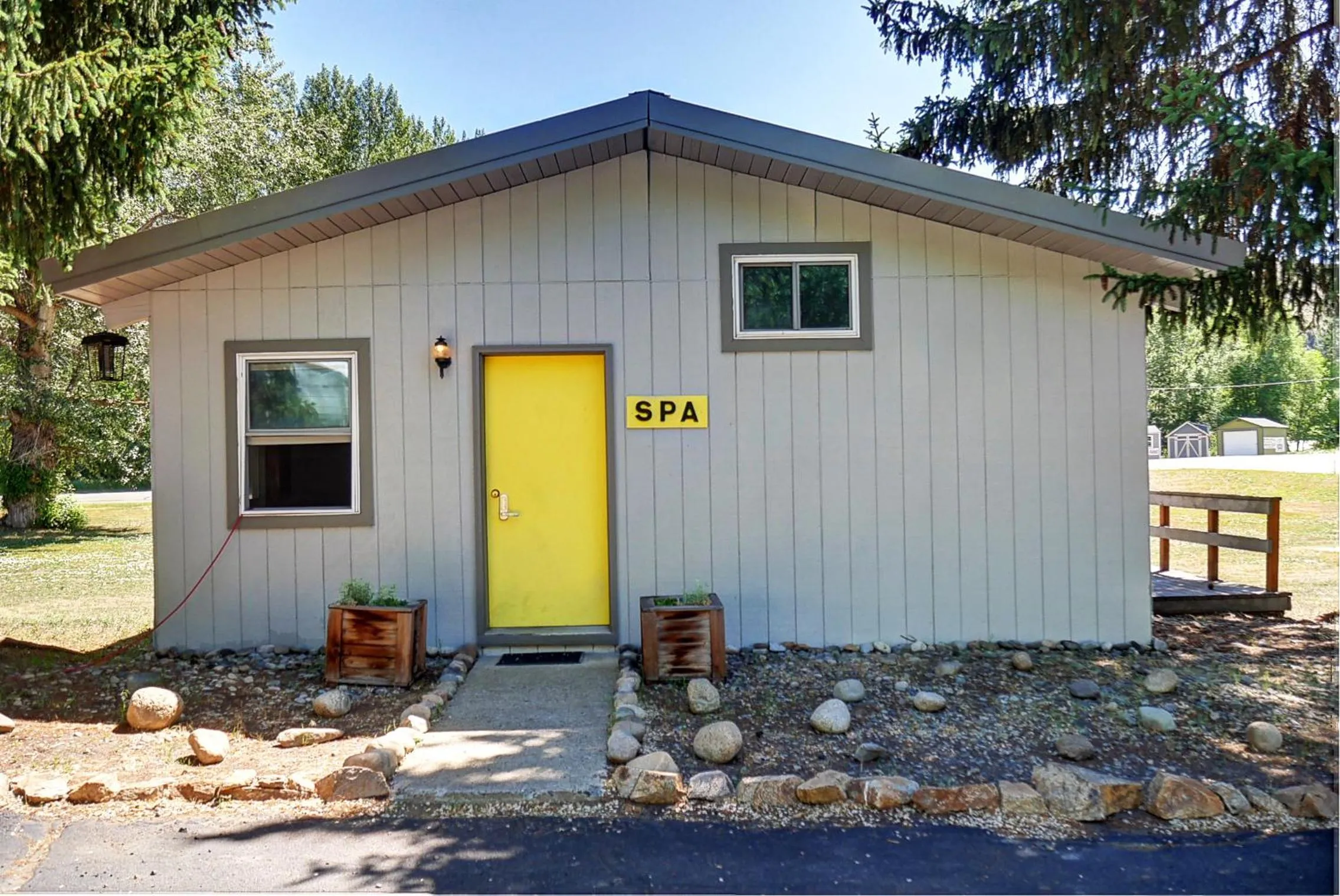 Sauna in Idle A While Cabins