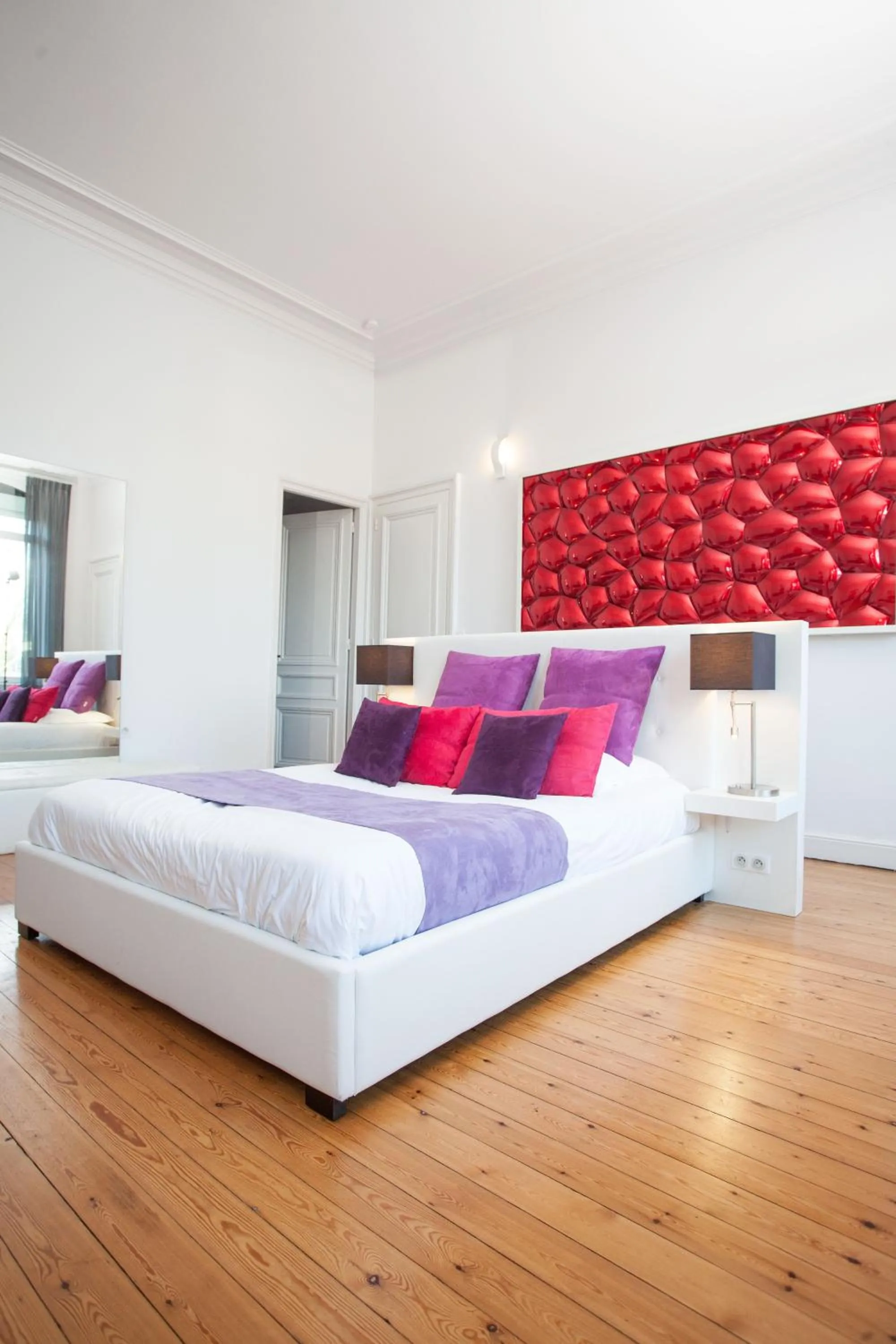 Bedroom, Bed in L'Esplanade Lille